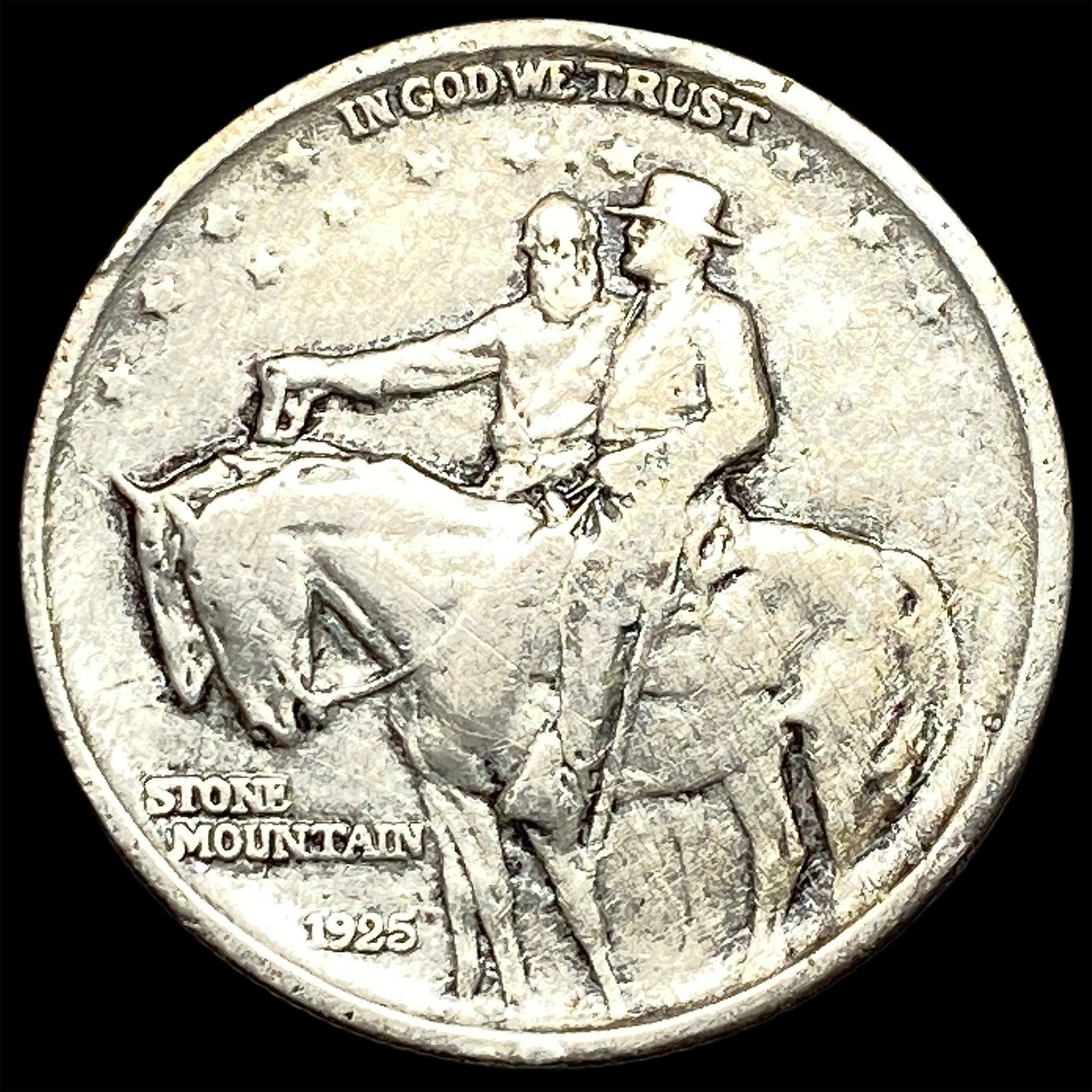 1925 Silver Stone Mountain Half Dollar HIGH GRADE (1 of 2)