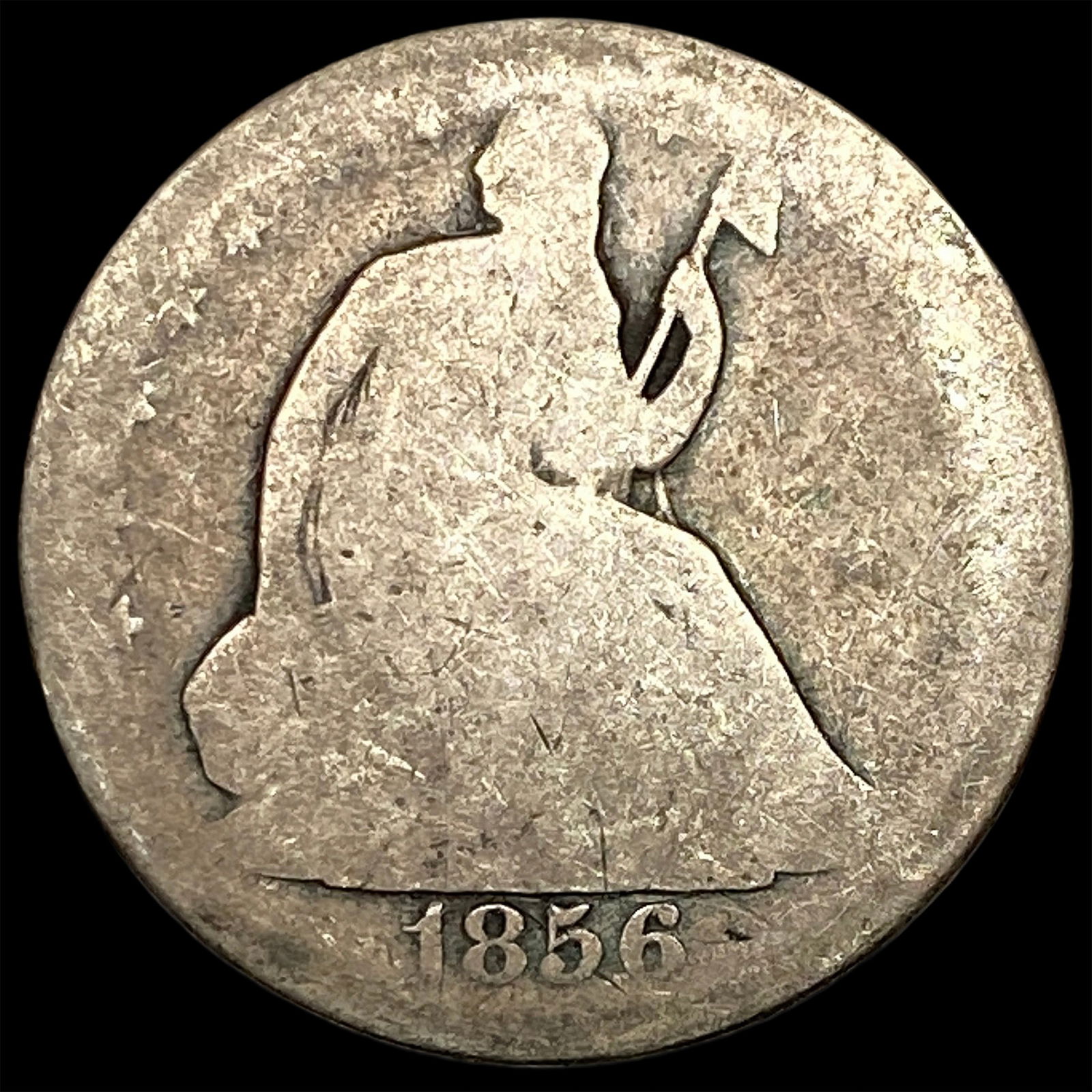 1856-O Silver Half Dollar (Seated Liberty) HIGH GRADE: 1856-O Silver Half Dollar (Seated Liberty) HIGH GRADE