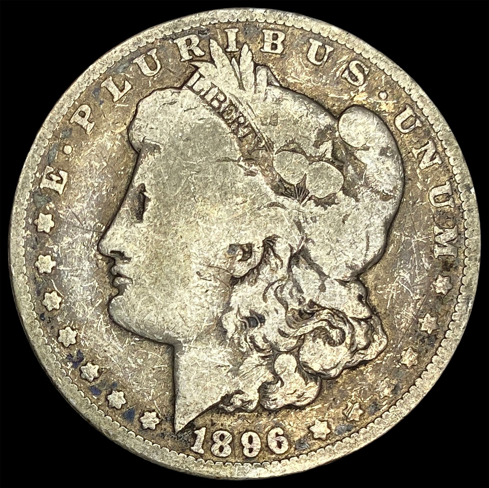 1896-O Silver Morgan Dollar HIGH GRADE (1 of 2)