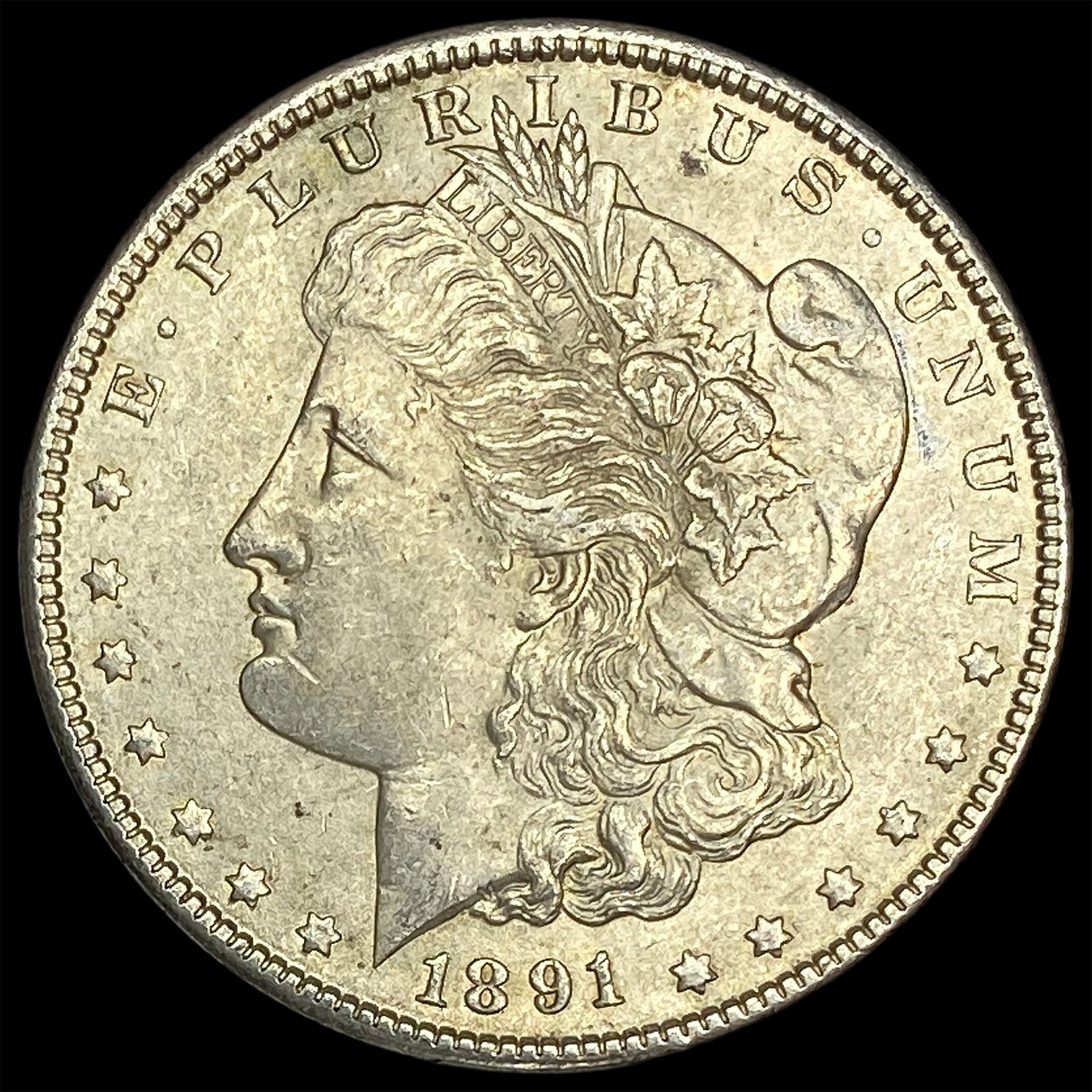 1891 Silver Morgan Dollar UNCIRCULATED: 1891 Silver Morgan Dollar UNCIRCULATED