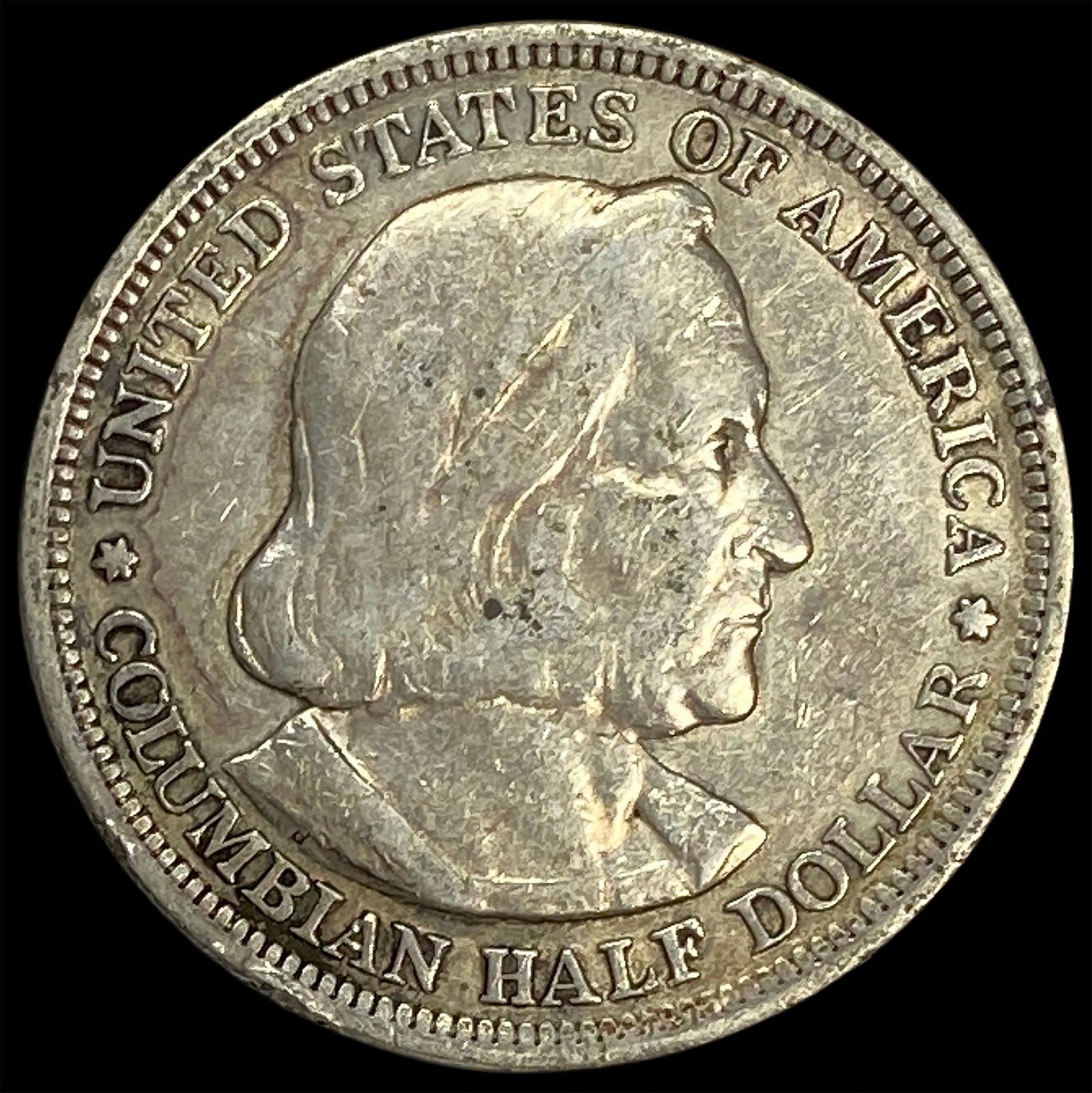 1893 Silver Columbian Half Dollar NICELY CIRCULATED (1 of 2)
