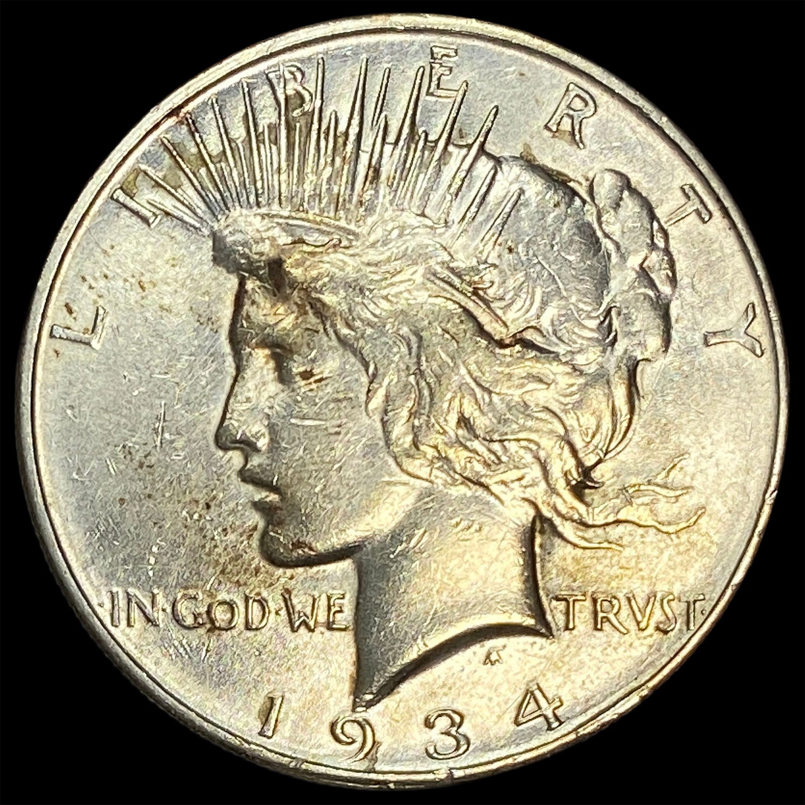 1934-D Silver Peace Dollar CLOSELY UNCIRCULATED (1 of 2)