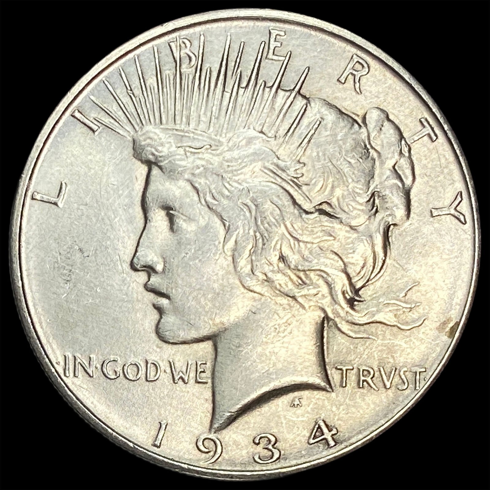 1934-D Silver Peace Dollar CLOSELY UNCIRCULATED (1 of 2)