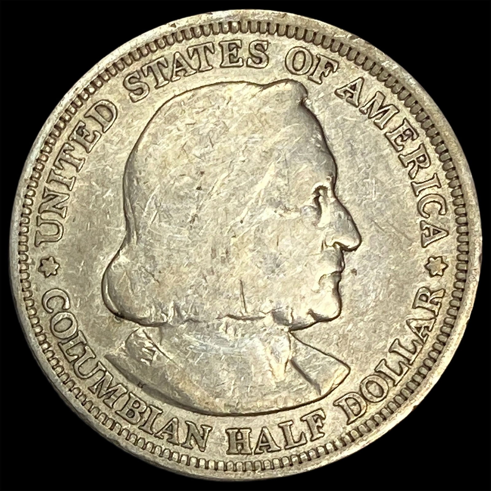 1893 Silver Columbian Half Dollar NICELY CIRCULATED (1 of 2)