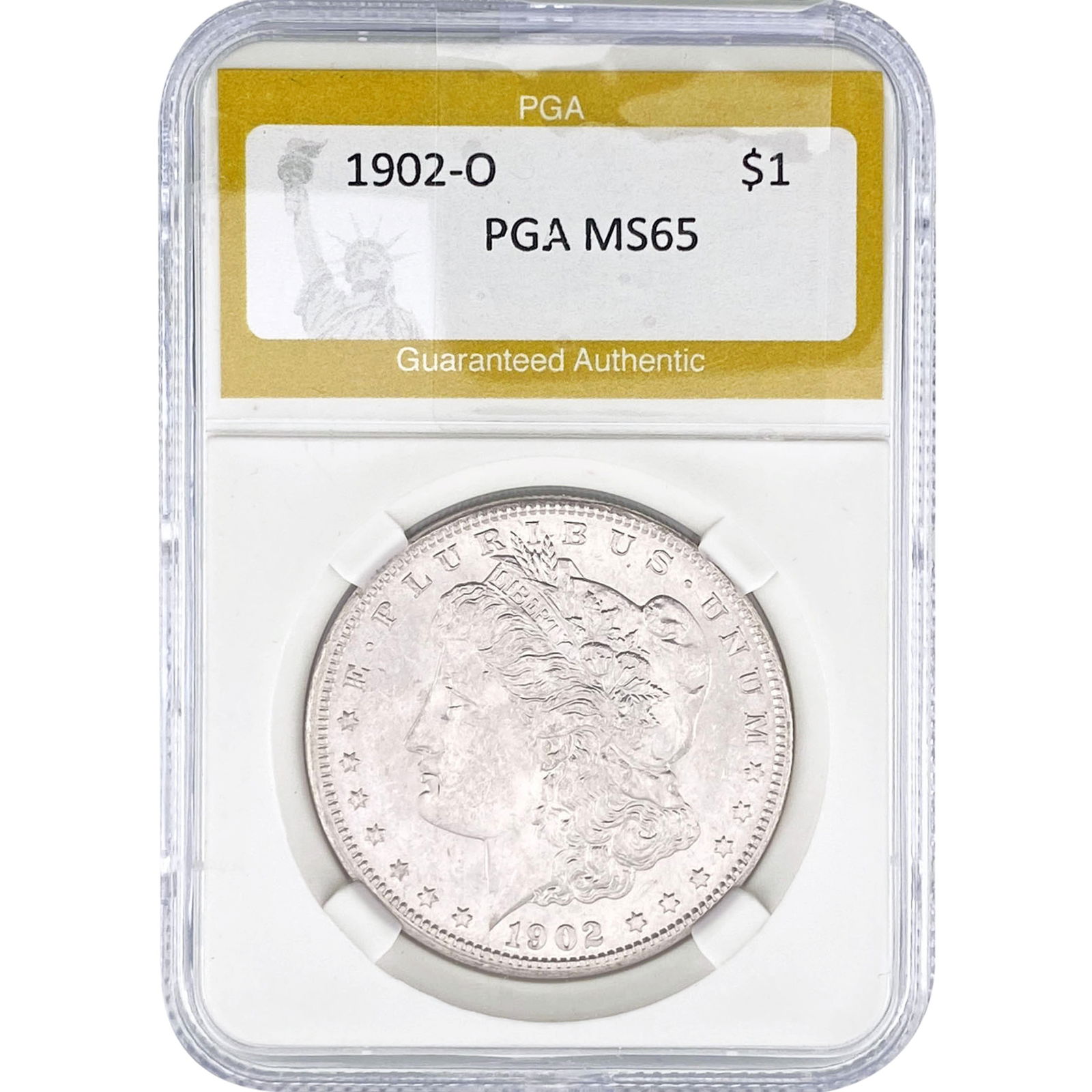 1902-O Morgan Silver Dollar PGA MS65 (1 of 2)