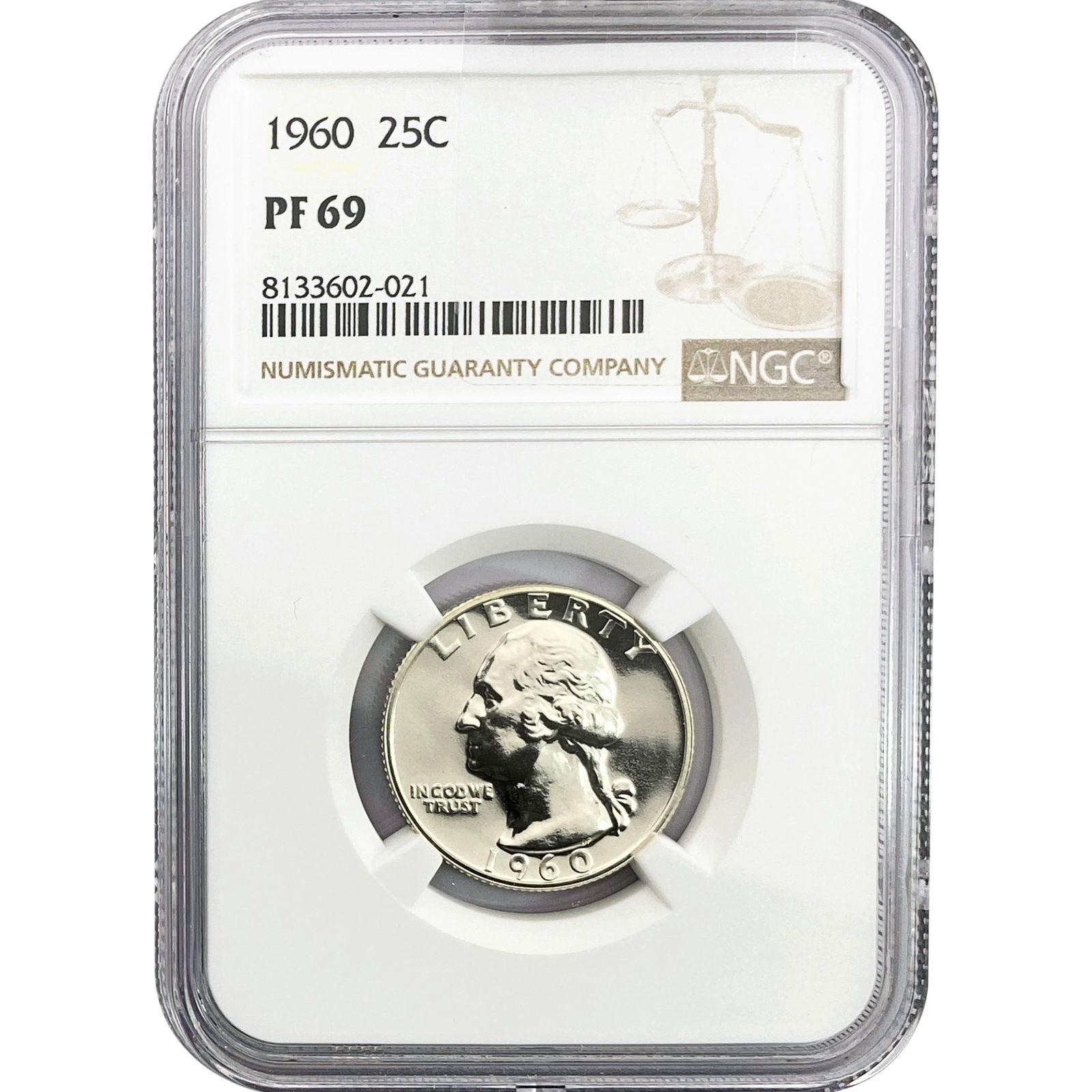 1960 Washington Silver Quarter NGC PF69 (1 of 2)
