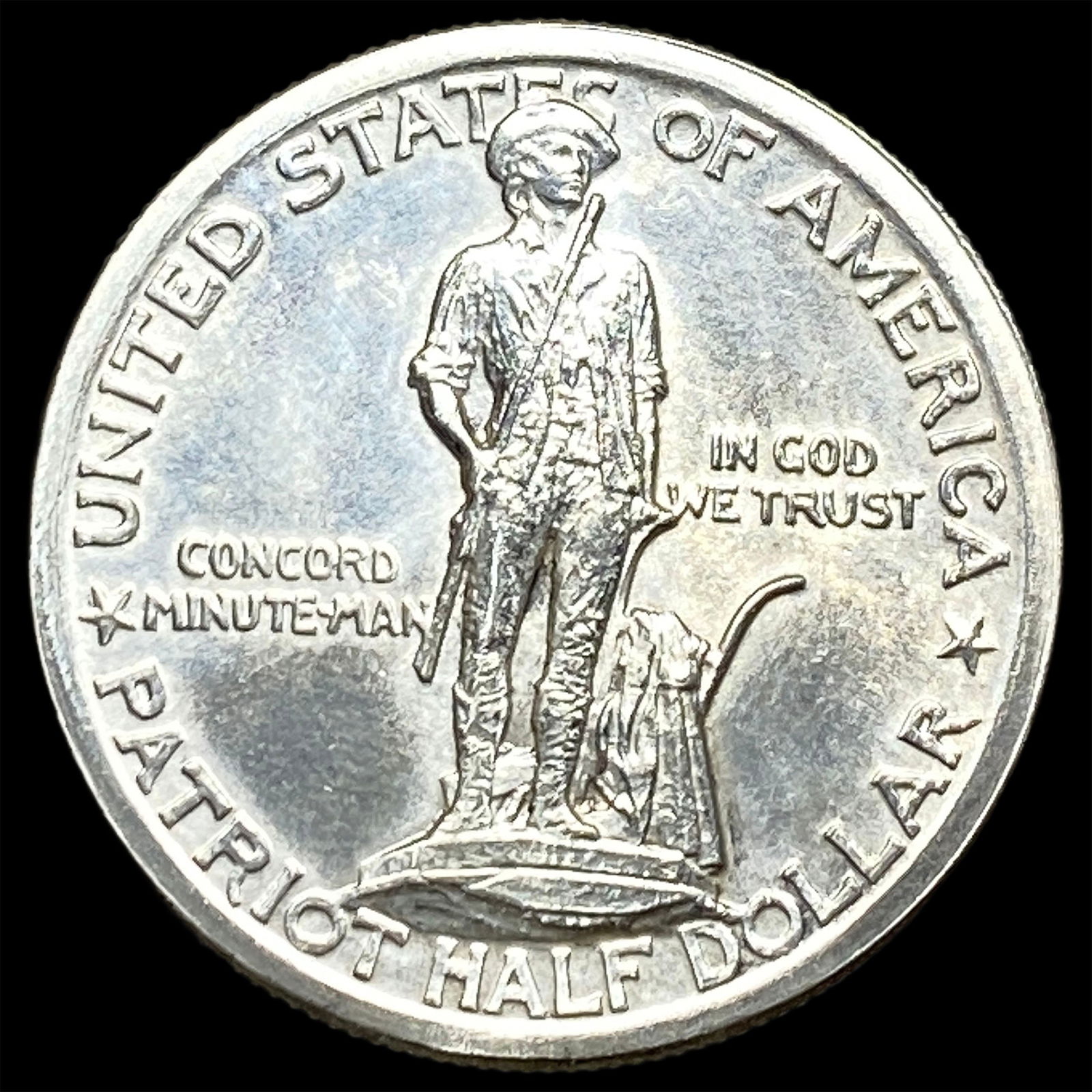 1925 Silver Lexington-Concord Half Dollar UNCIRCULATED (1 of 2)