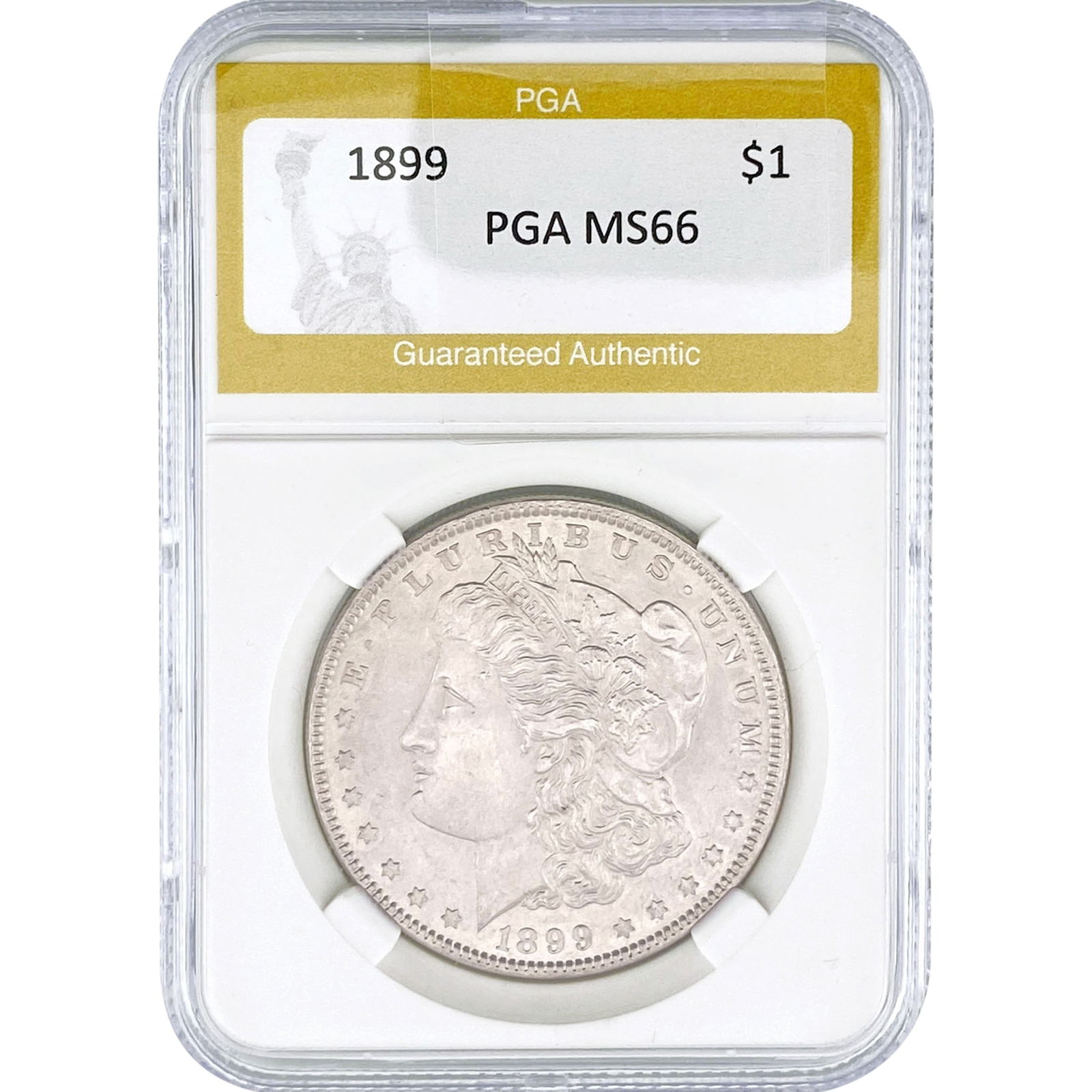 1899 Morgan Silver Dollar PGA MS66: 1899 Morgan Silver Dollar PGA MS66