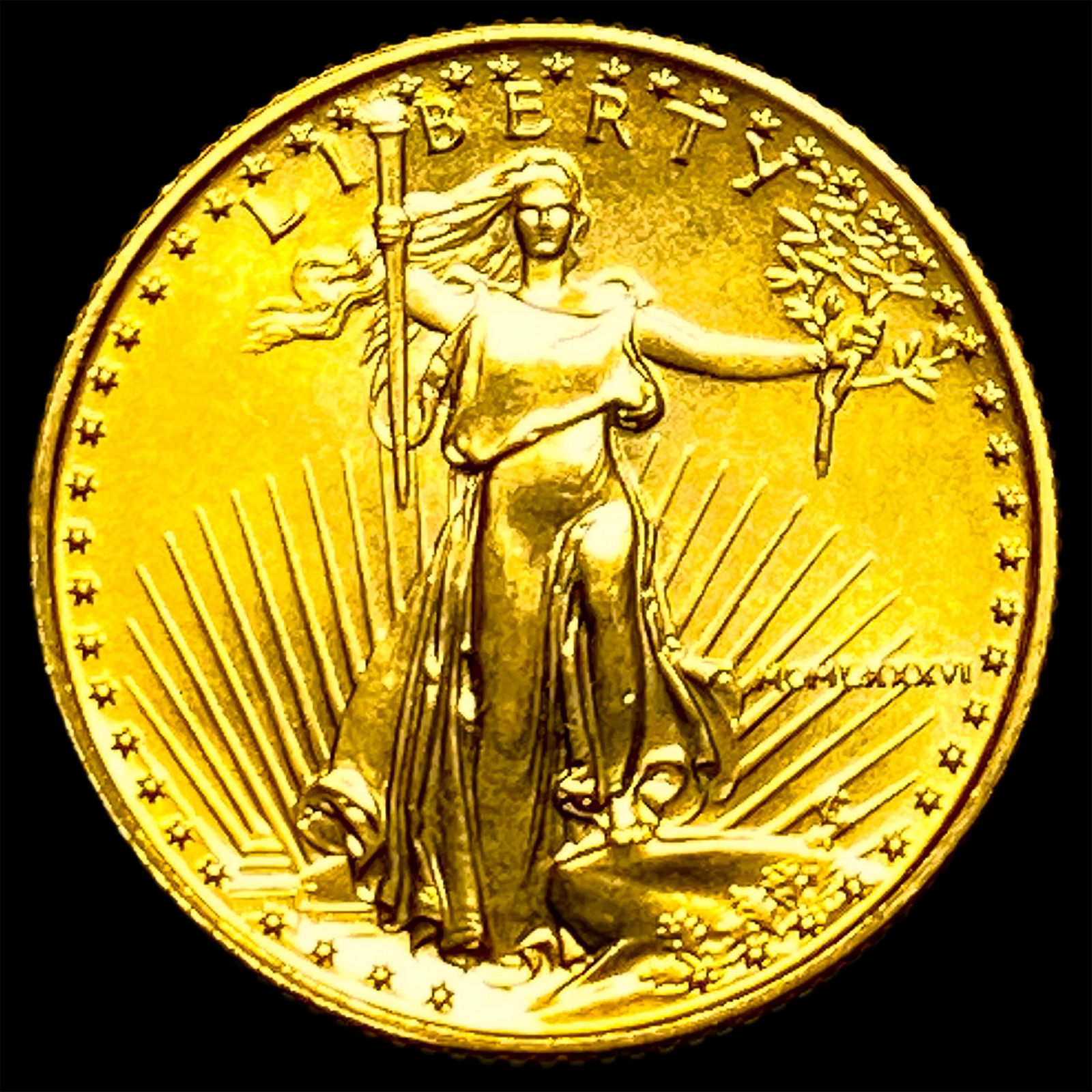1/4 oz Gold 1986 American Eagle $10 SUPERB GEM BU (1 of 2)