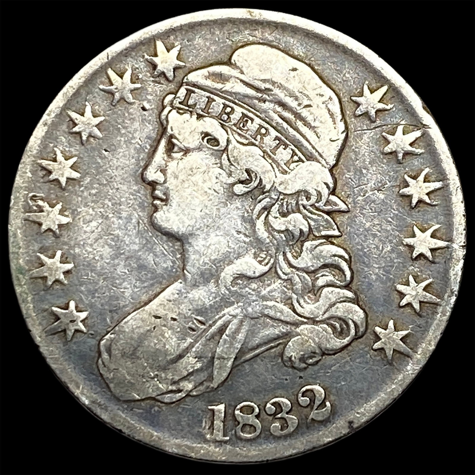 1832 Capped Bust Half Dollar ABOUT UNCIRCULATED (1 of 2)