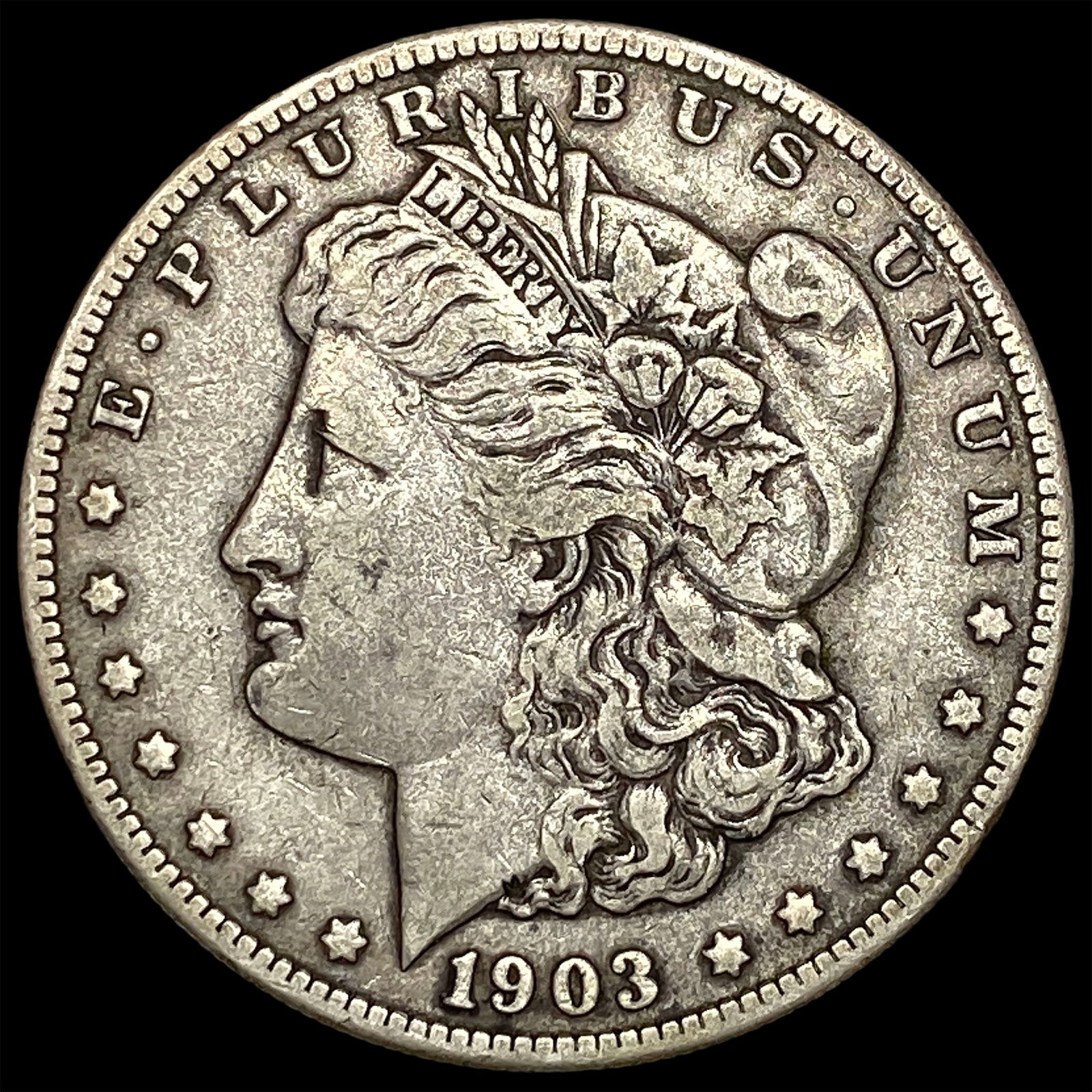 1903-S Silver Morgan Dollar ABOUT UNCIRCULATED: 1903-S Silver Morgan Dollar ABOUT UNCIRCULATED
