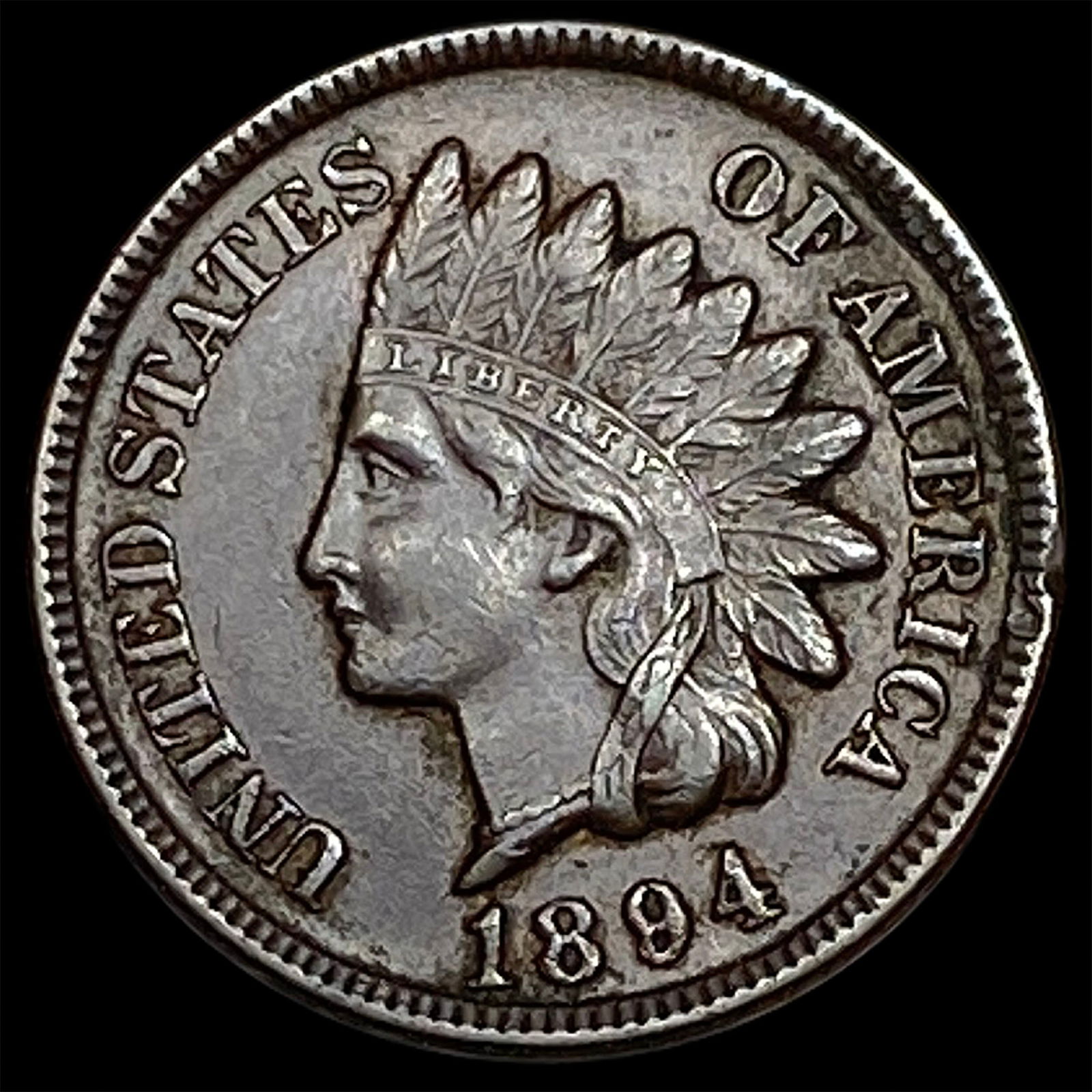 1894 Indian Head Cent NEARLY UNCIRCULATED (1 of 2)