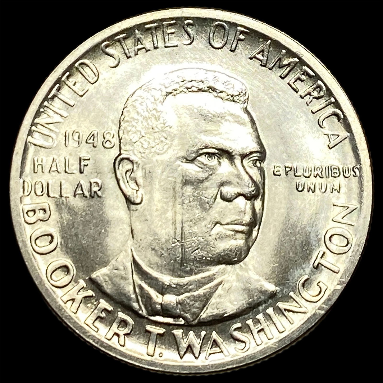 1948 Silver Half Dollar Booker T. Washington UNCIRCULATED (1 of 2)
