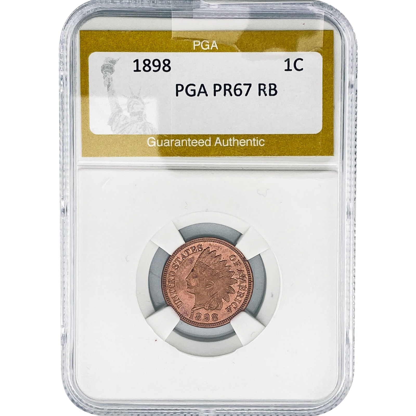 1898 Indian Head Cent PGA PR6867 RB (1 of 2)
