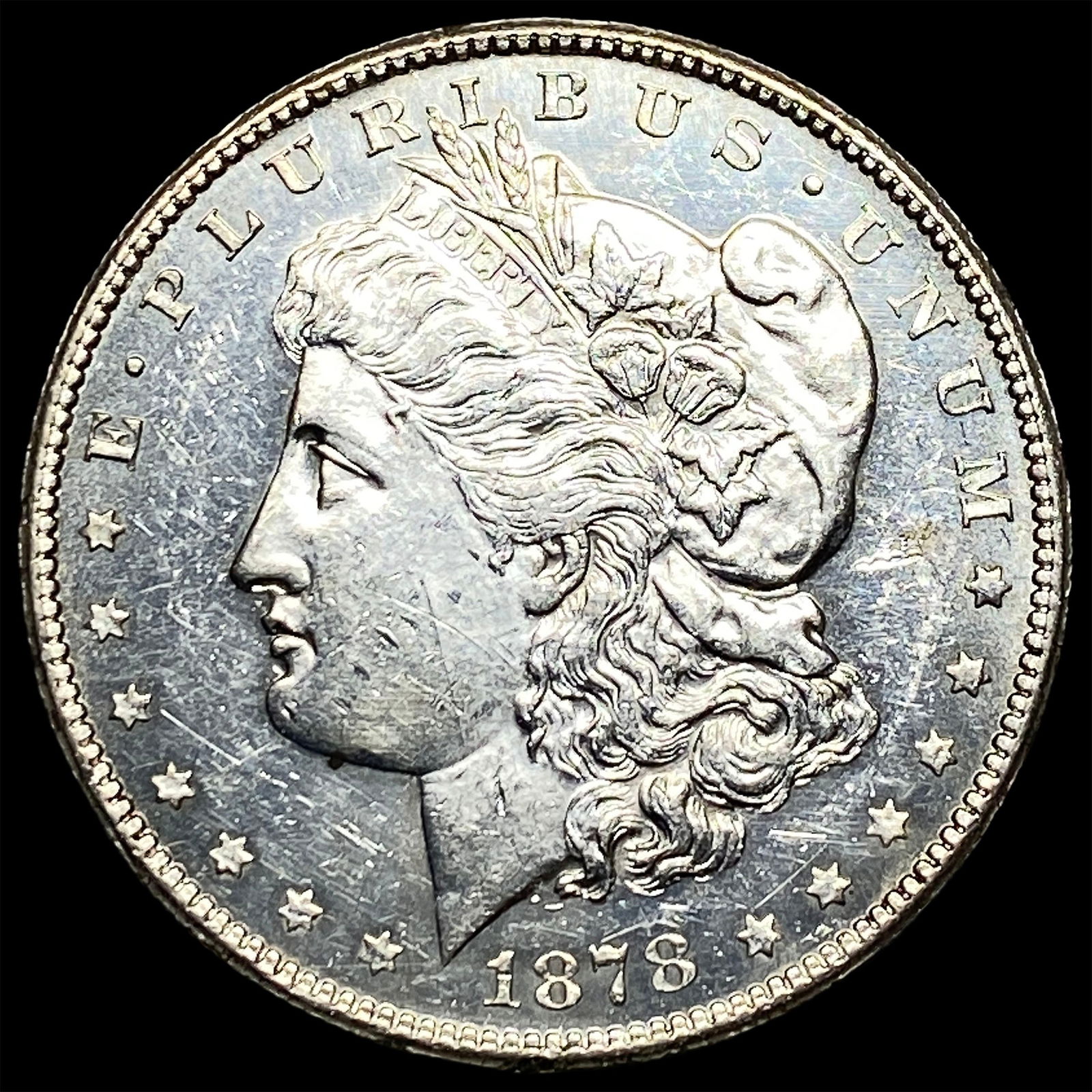 1878-S Rev 78 7TF Silver Morgan Dollar UNCIRCULATED (1 of 2)