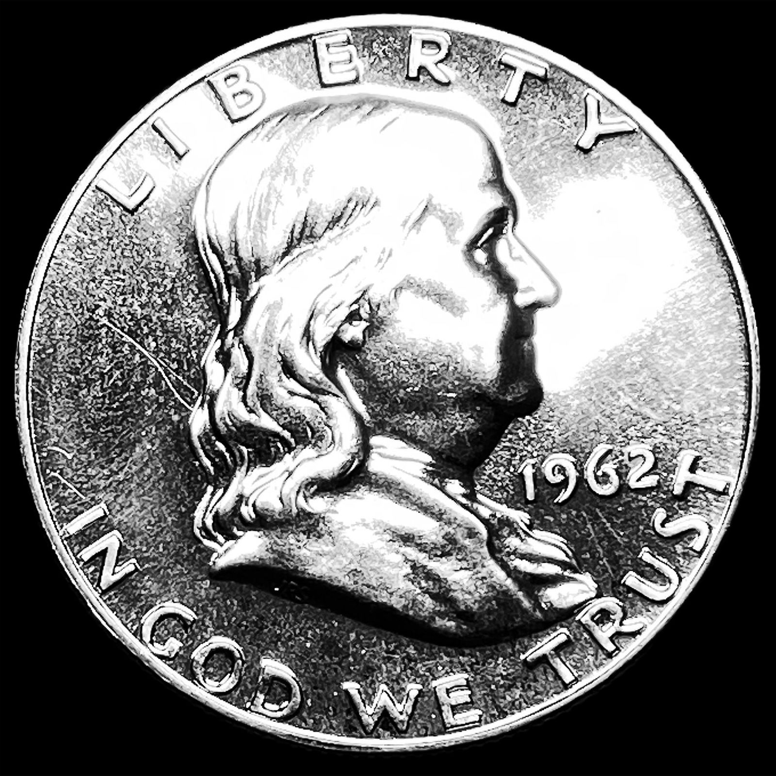 1962 Franklin Silver Half Dollar CHOICE PROOF (1 of 2)