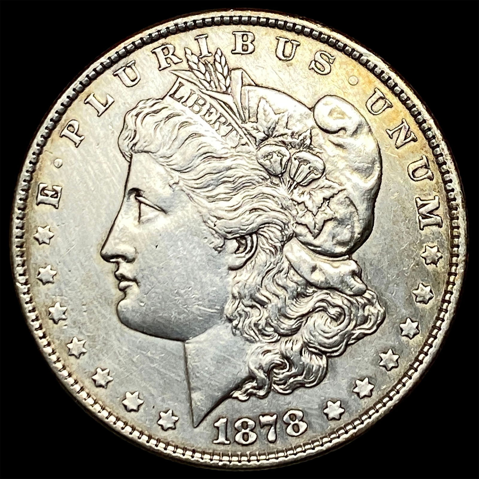 1878-S Silver Morgan Dollar CLOSELY UNCIRCULATED: 1878-S Silver Morgan Dollar CLOSELY UNCIRCULATED