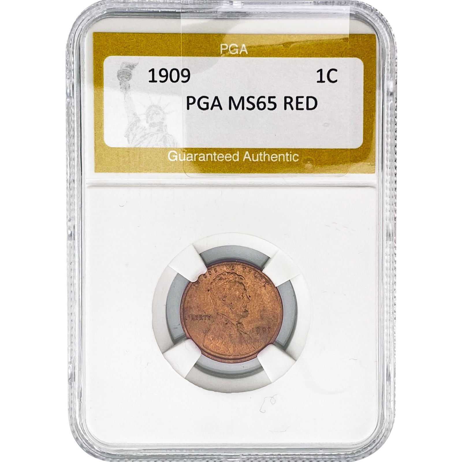 1909 Wheat Cent PGA MS65 RED (1 of 2)