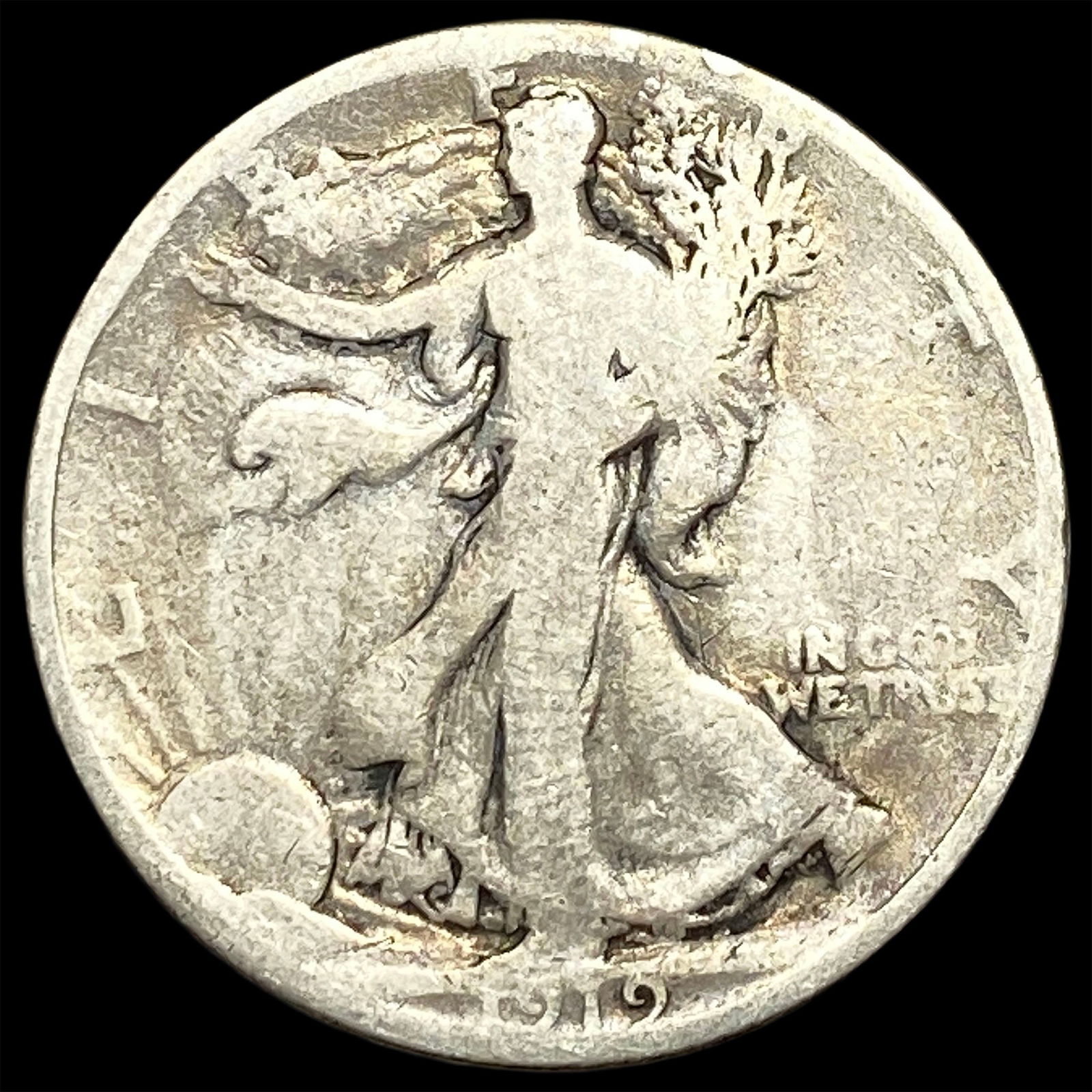 1919 Walking Liberty Half Dollar NICELY CIRCULATED (1 of 2)
