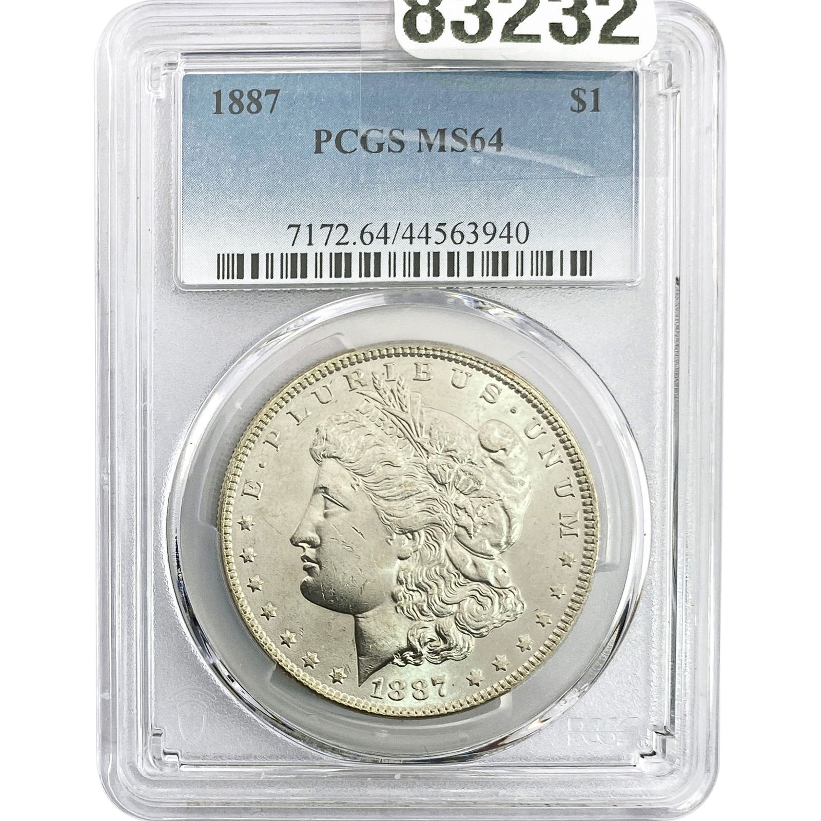 1887 Morgan Silver Dollar PCGS MS64 (1 of 2)