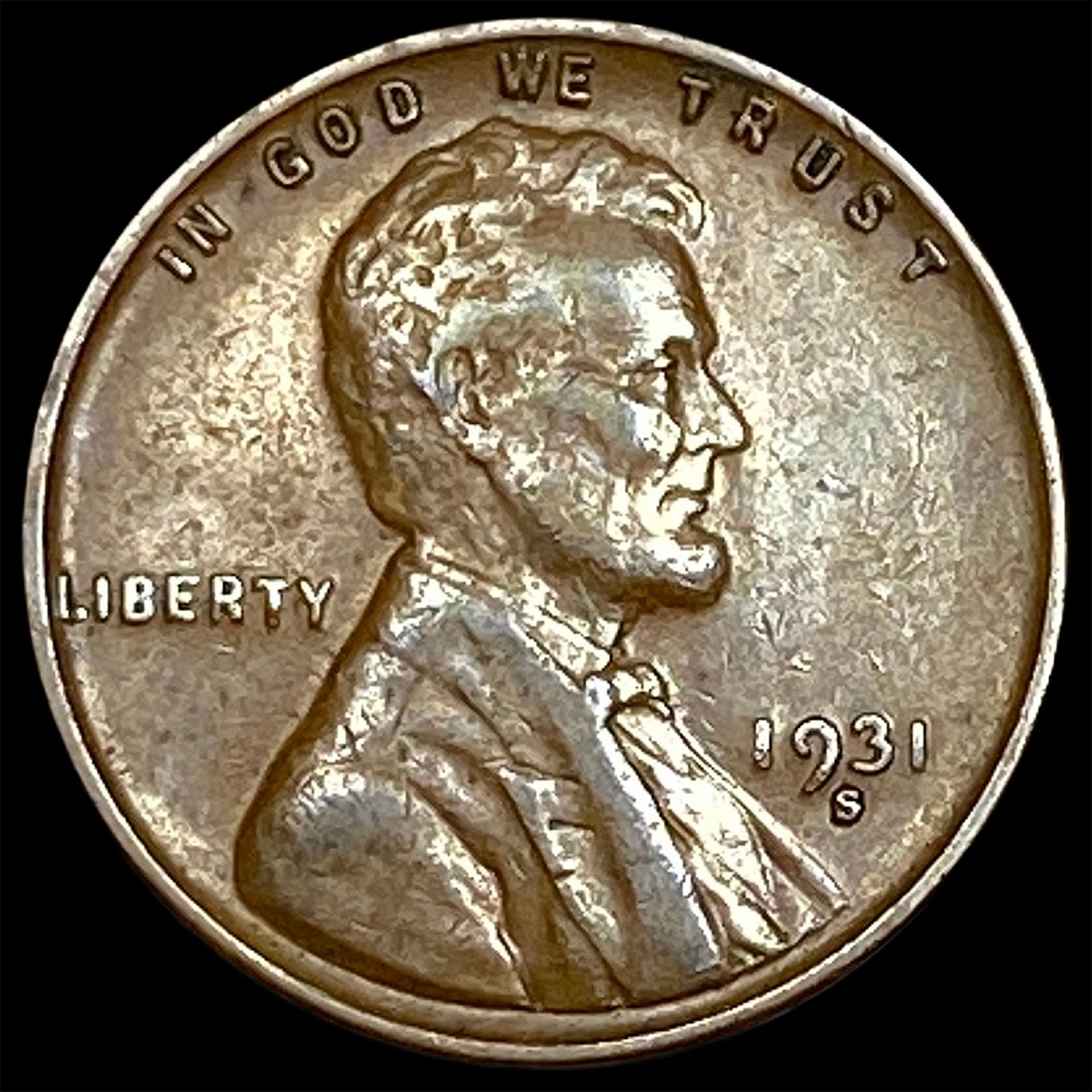 1931-S Lincoln Wheat Cent NEARLY UNCIRCULATED (1 of 2)