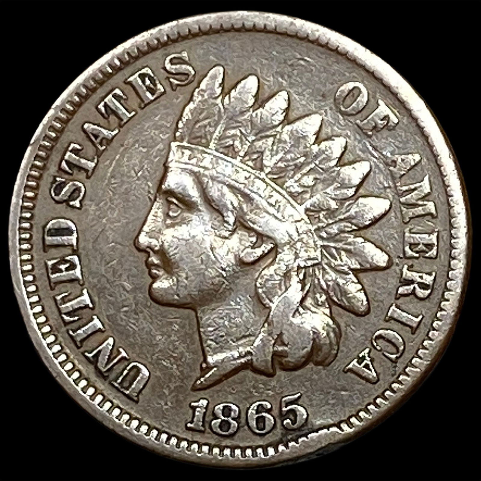 1865 Indian Head Cent HIGH GRADE (1 of 2)