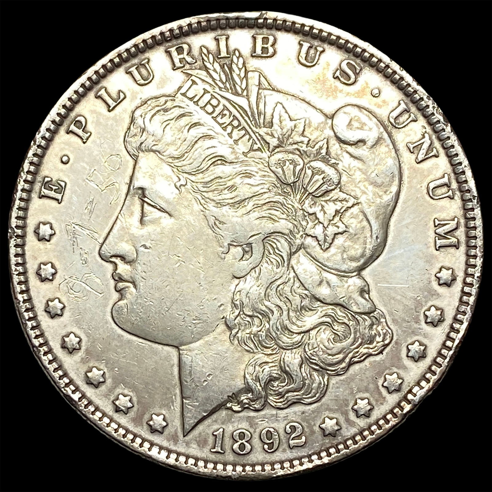 1892 Morgan Silver Dollar CLOSELY UNCIRCULATED (1 of 2)