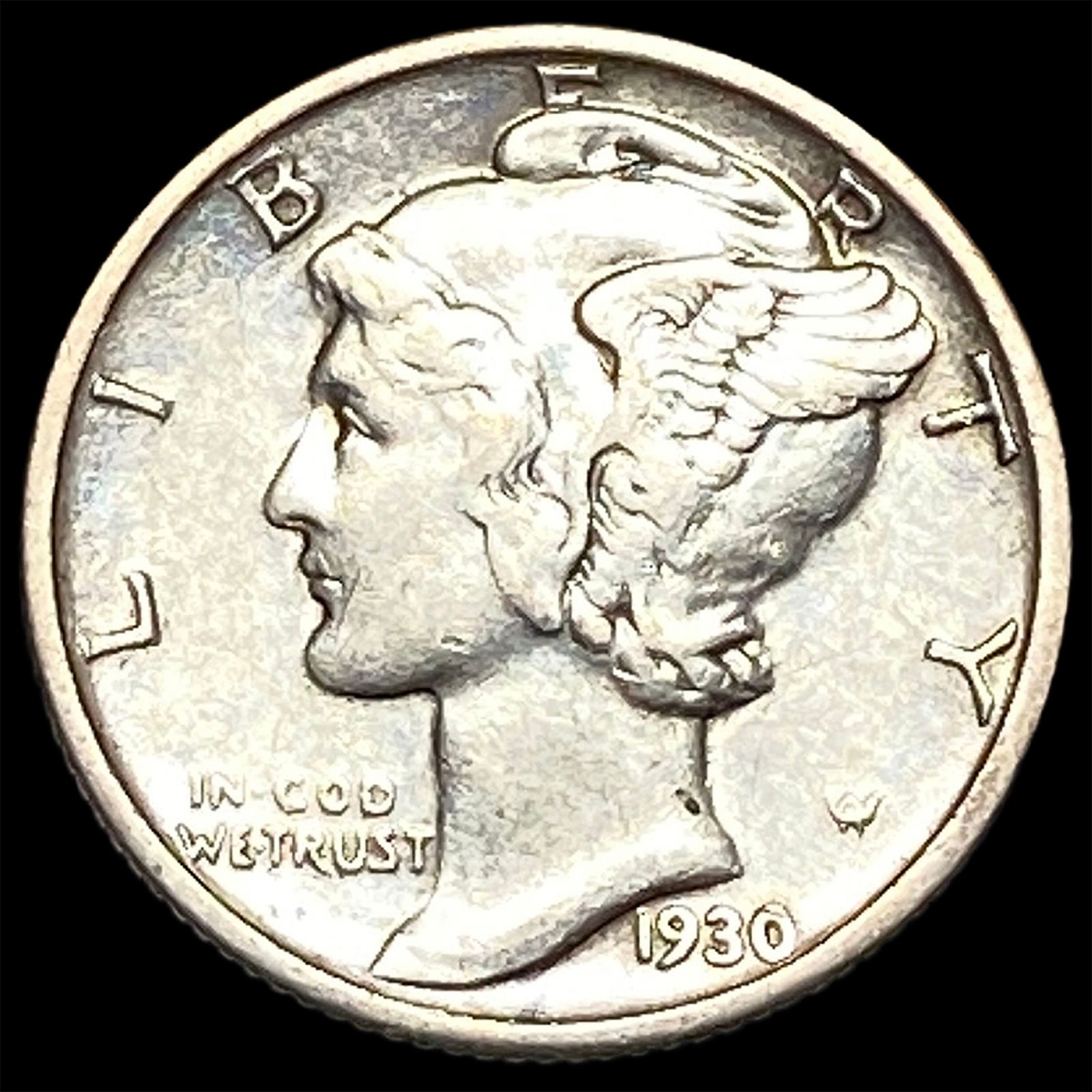 1930-S Silver Mercury Dime CLOSELY UNCIRCULATED (1 of 2)