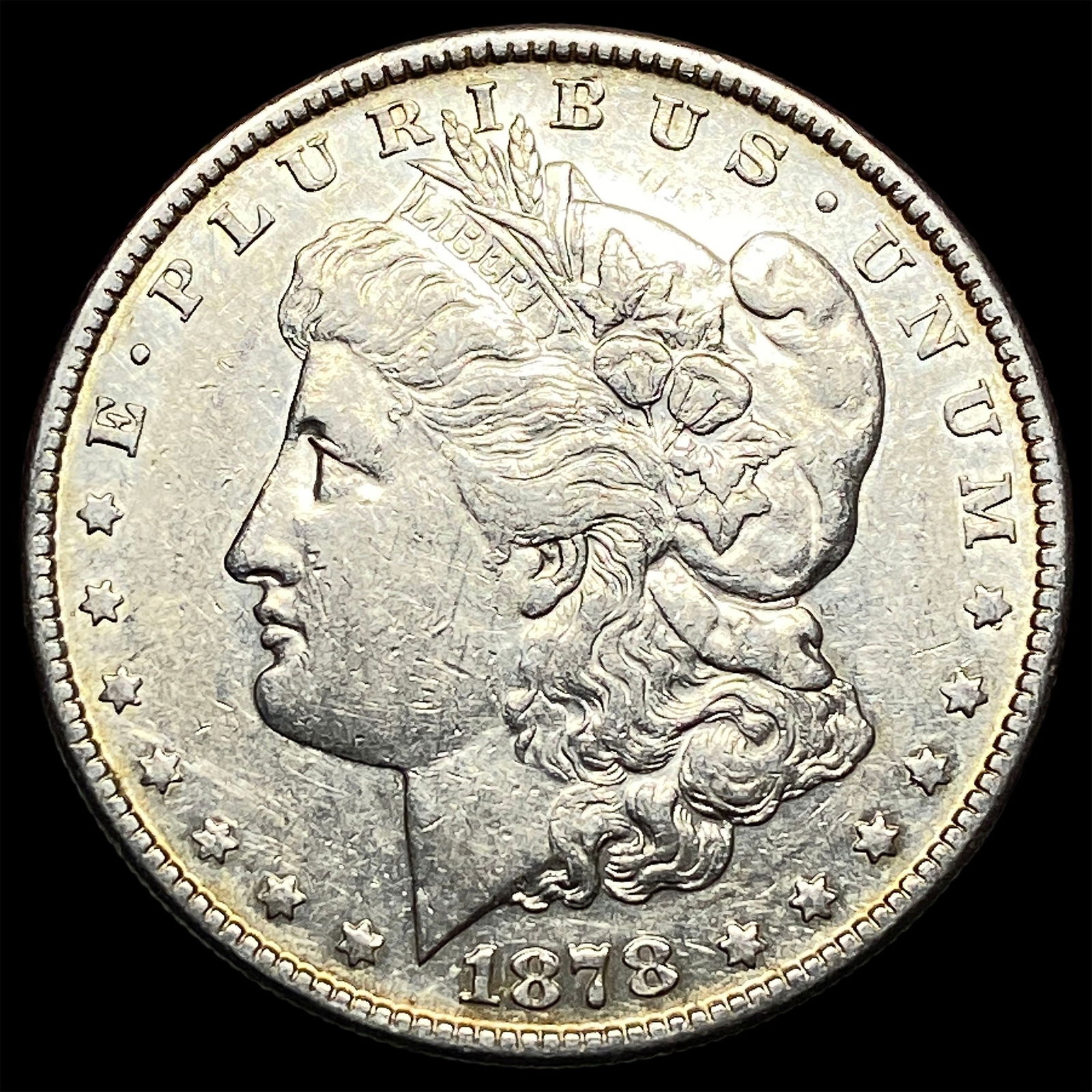 1878-S Silver Morgan Dollar CLOSELY UNCIRCULATED: 1878-S Silver Morgan Dollar CLOSELY UNCIRCULATED