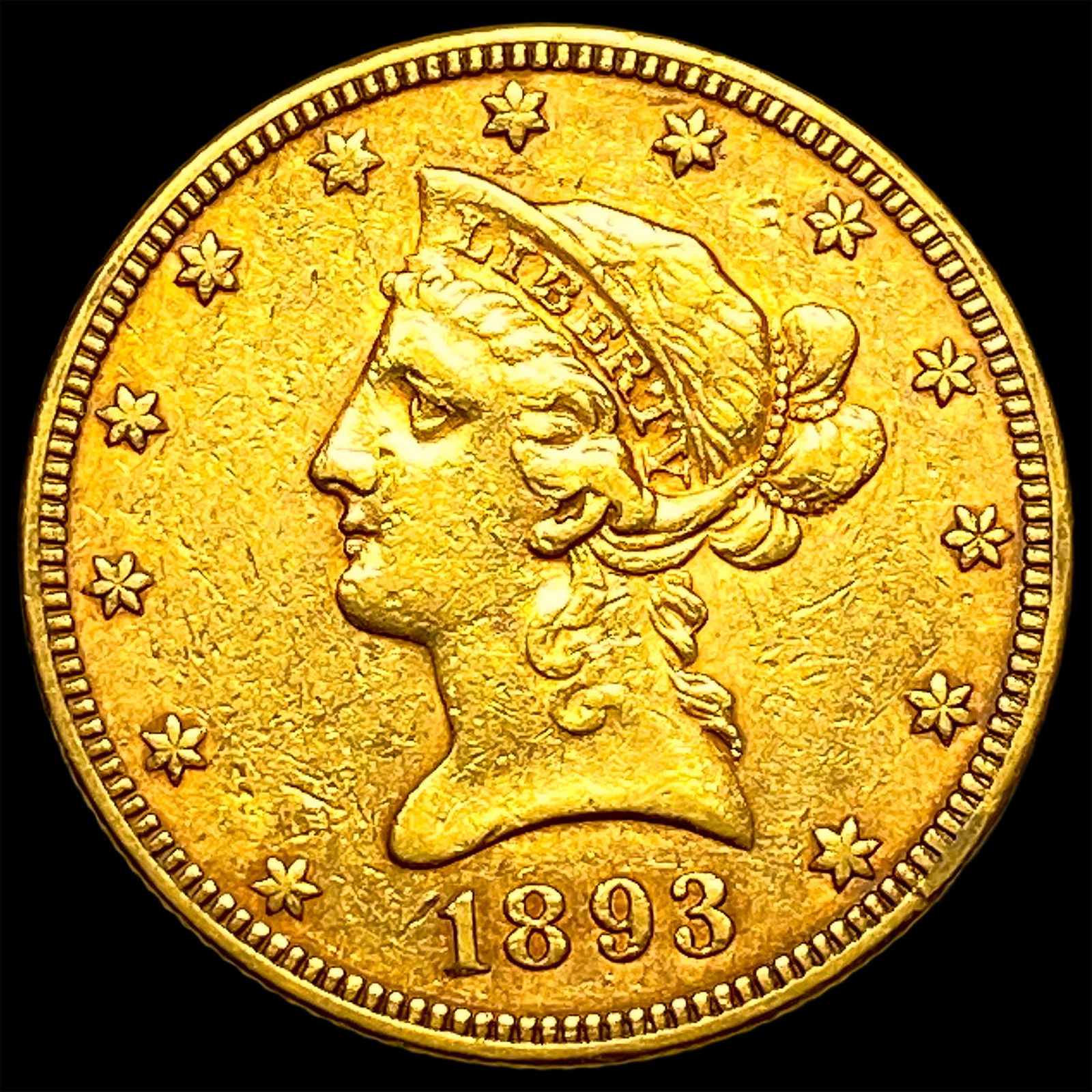 1893 Liberty Head Eagle $10 Gold CLOSELY UNCIRCULATED (1 of 2)