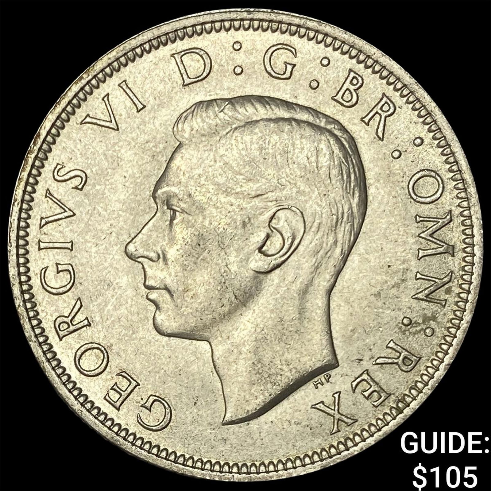 1942 Enland Wartime Silver Half Crown UNCIRCULATED: 1942 Enland Wartime Silver Half Crown UNCIRCULATED