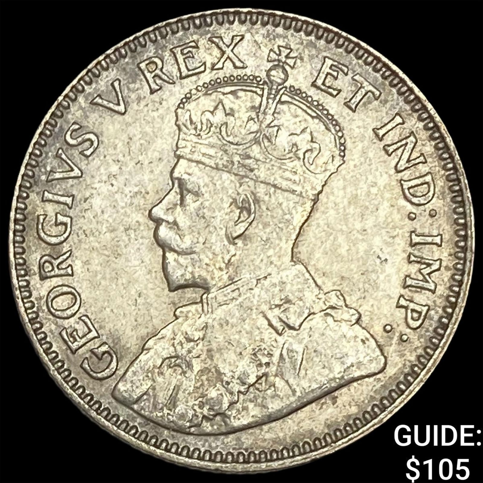 1924 East Africa 50 Cents UNCIRCULATED (1 of 2)