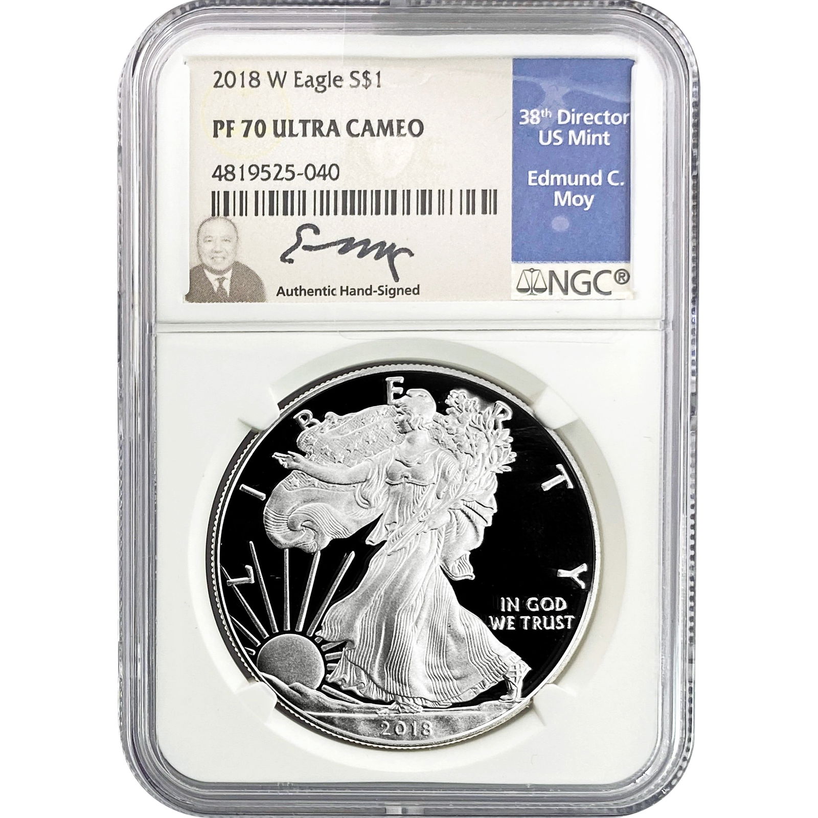 2018-W Silver Eagle NGC PF70 Ultra Cameo (1 of 2)