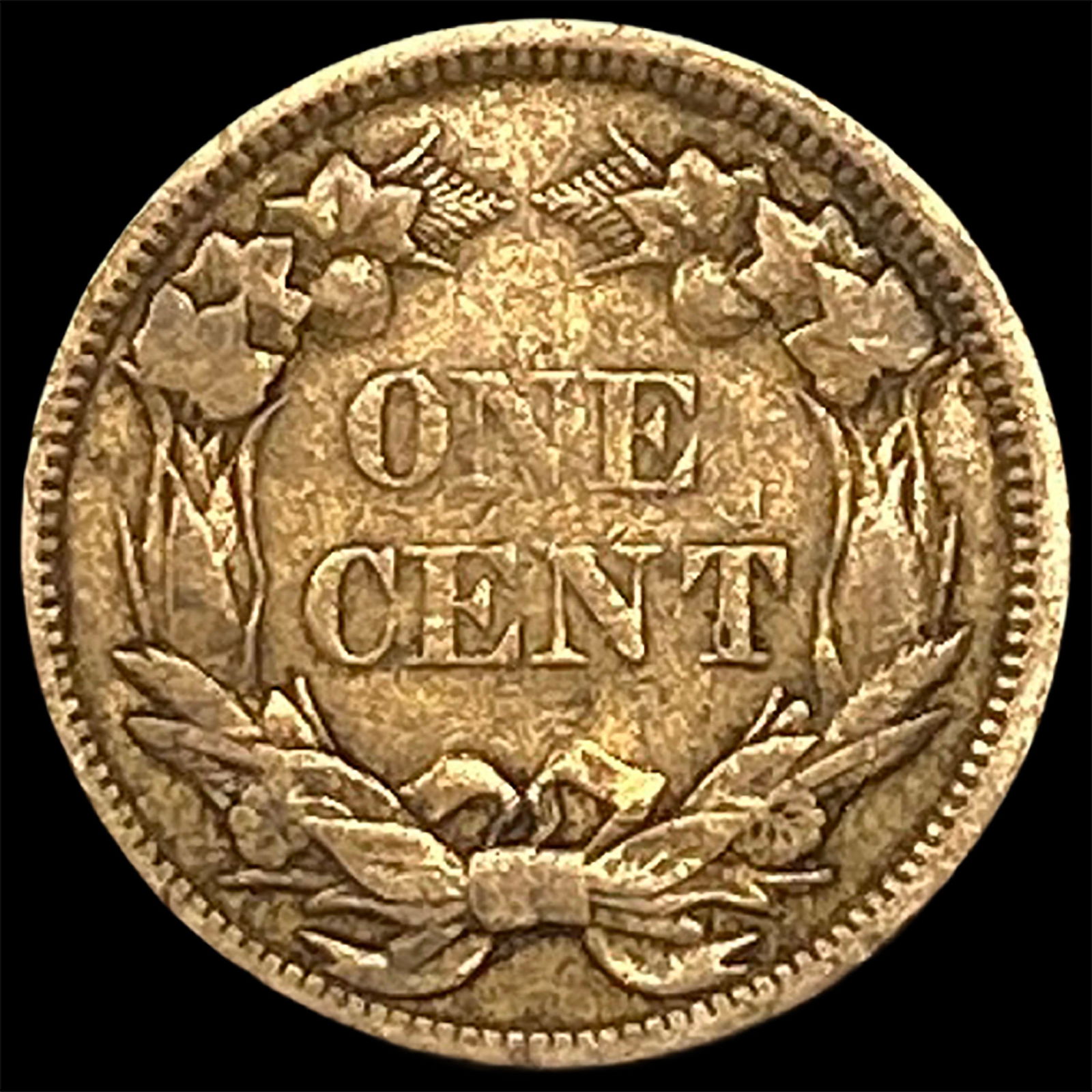 1858 Copper-Nickel Flying Eagle Cent ABOUT UNCIRCULATED - 2