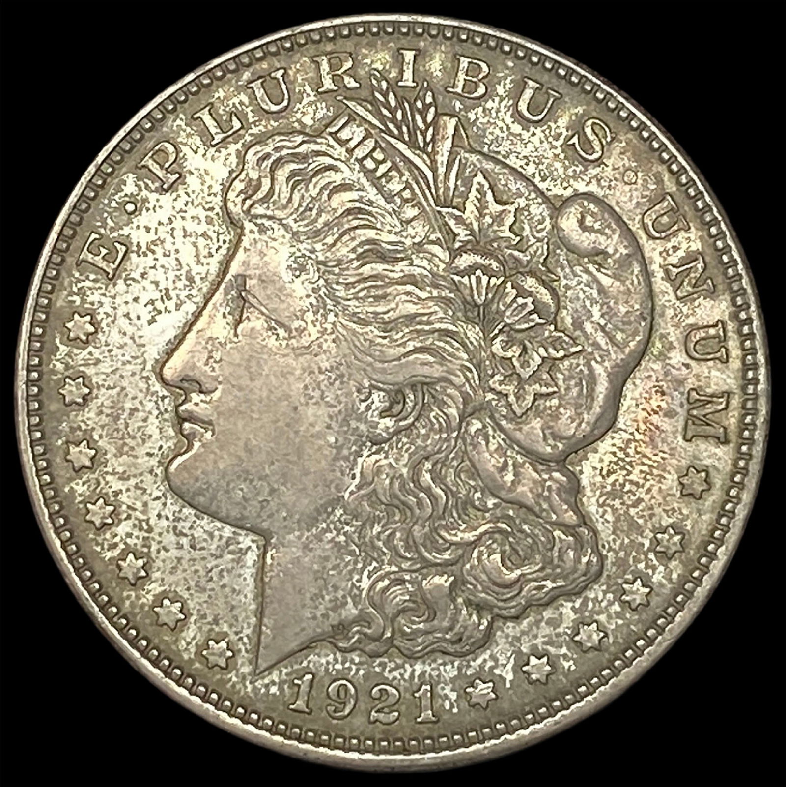 1921 Silver Morgan Dollar NEARLY UNCIRCULATED (1 of 2)