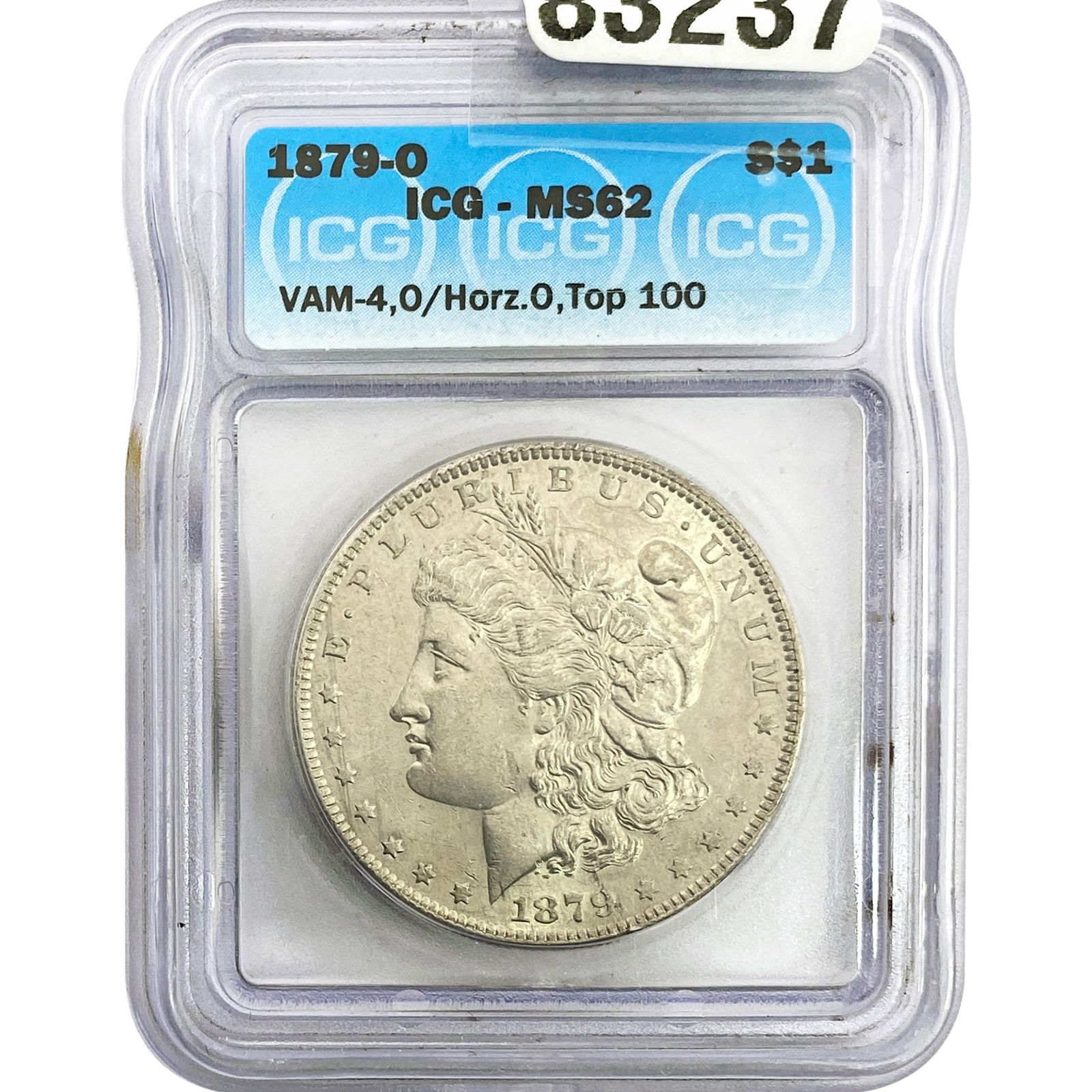 1879O/Horiz. O Morgan Silver Dollar ICG MS62 VAM-4 (1 of 2)