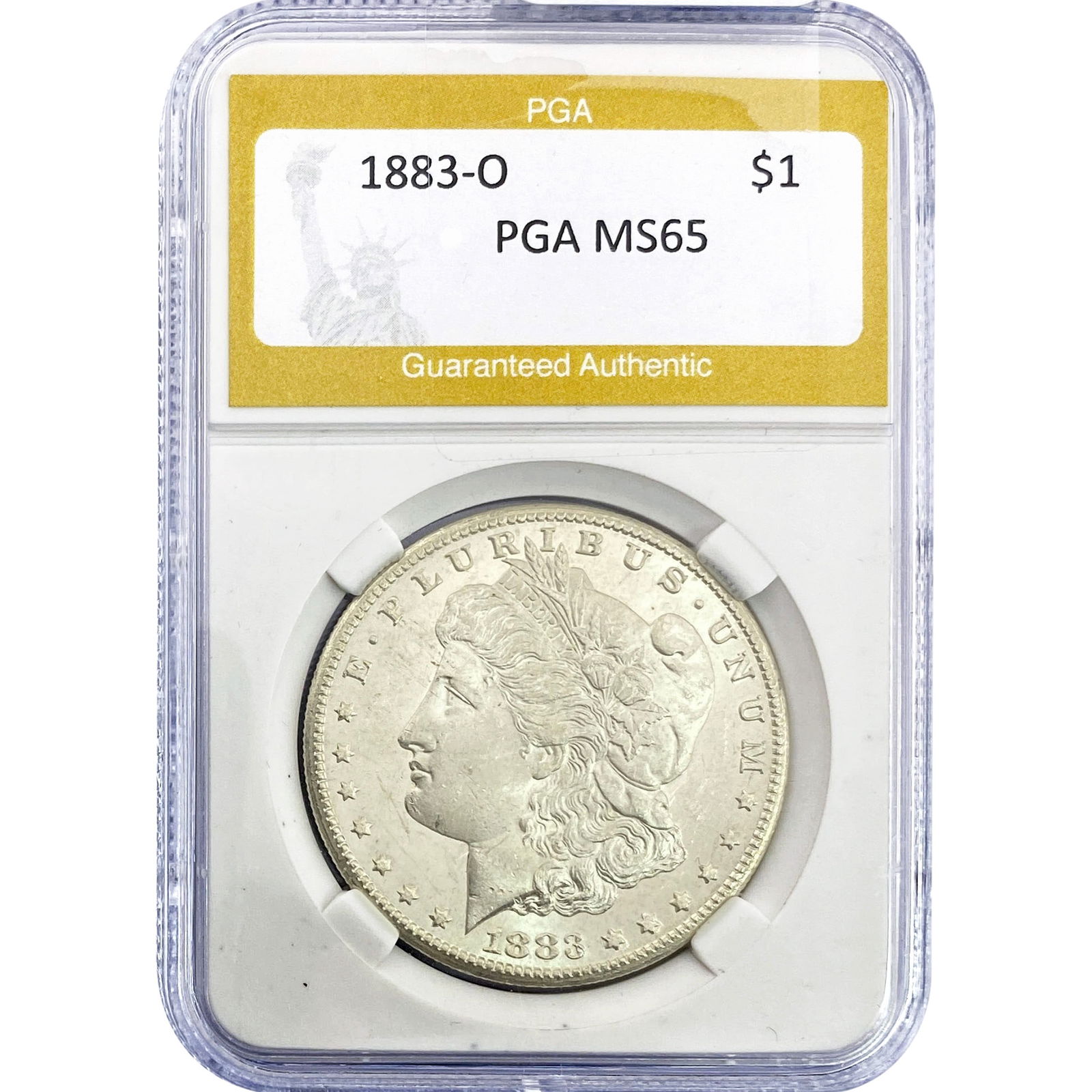 1883-O Morgan Silver Dollar PGA MS65 (1 of 2)