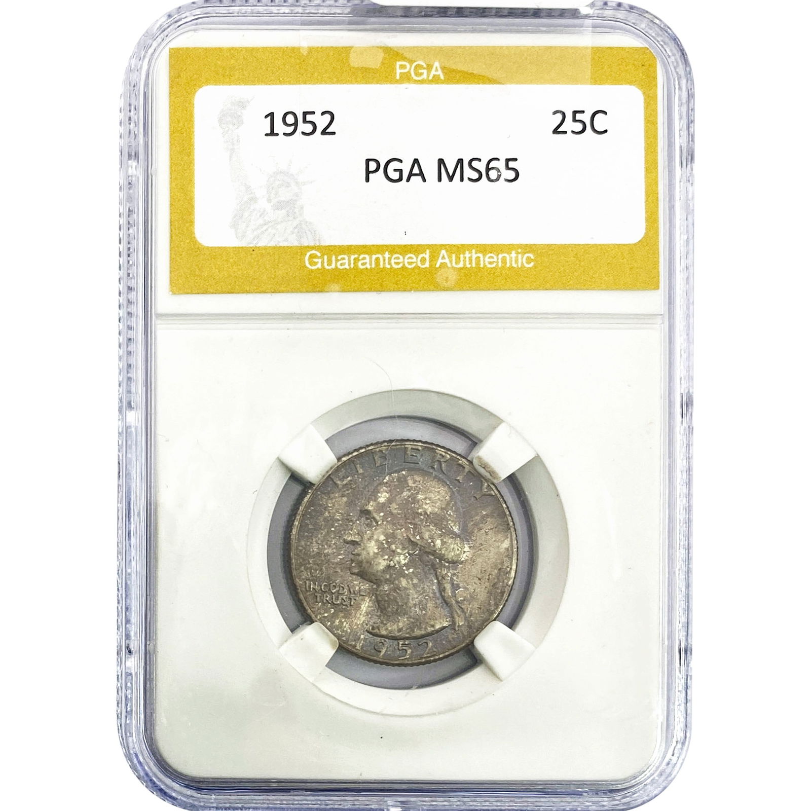 1952 Washington Silver Quarter PGA MS65: 1952 Washington Silver Quarter PGA MS65