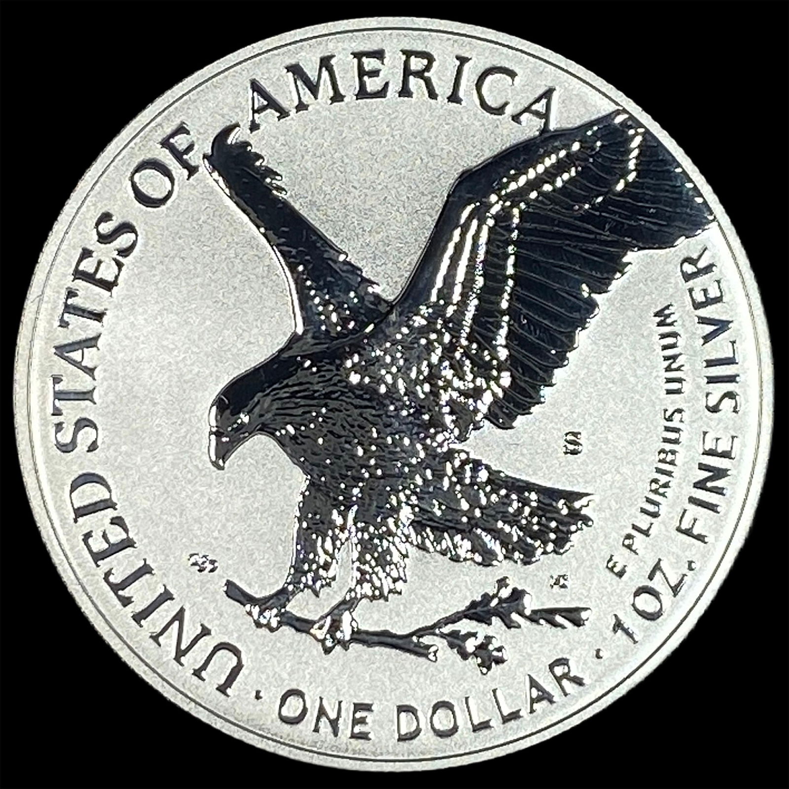 2021-S Silver American Eagle Reverse Proof $1 GEM PROOF - 2