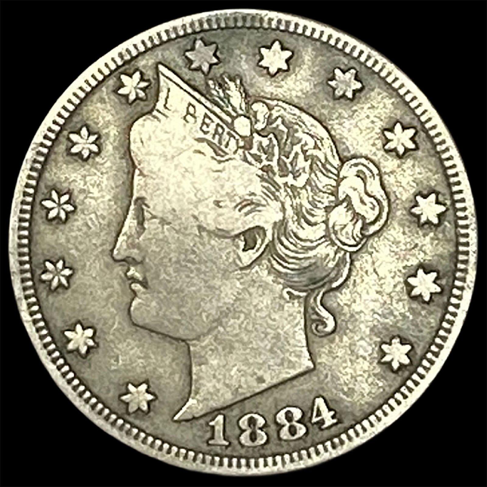 1884 Liberty Head Nickel LIGHTLY CIRCULATED (1 of 2)