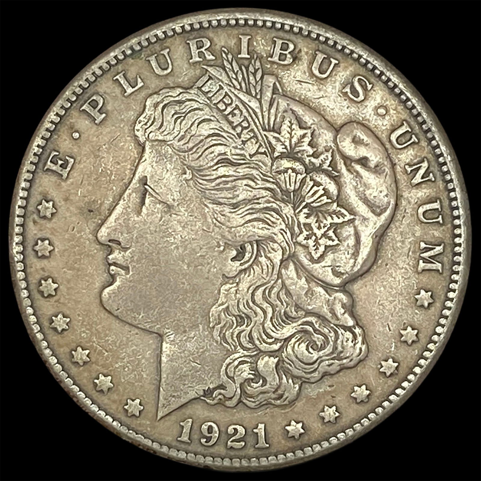 1921-S Silver Morgan Dollar NEARLY UNCIRCULATED: 1921-S Silver Morgan Dollar NEARLY UNCIRCULATED