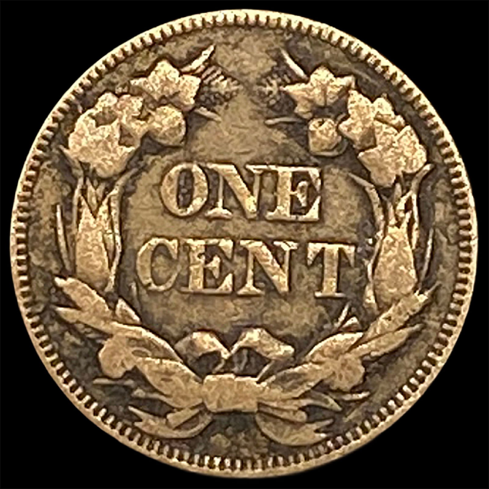 1858 Copper-Nickel Flying Eagle Cent ABOUT UNCIRCULATED - 2