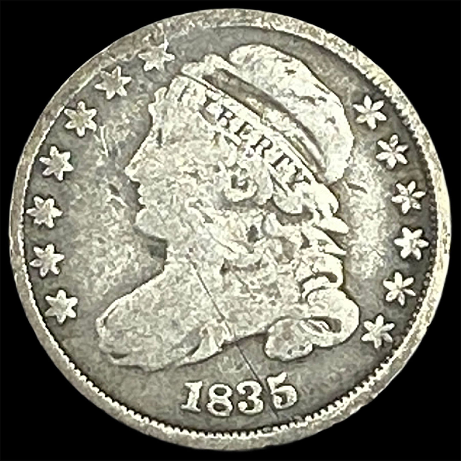 1835 Capped Bust Dime HIGH GRADE (1 of 2)
