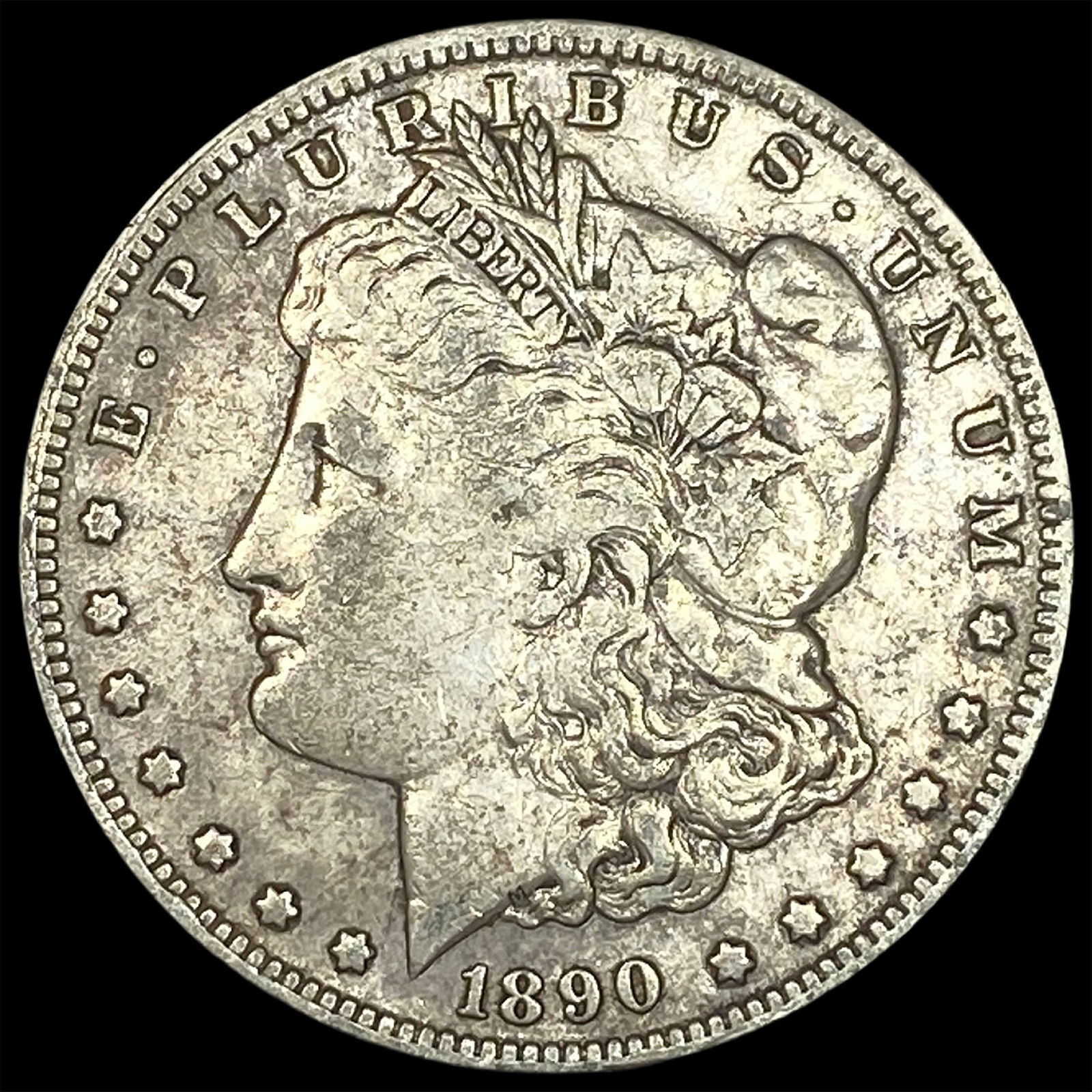 1890-O Silver Morgan Dollar NEARLY UNCIRCULATED (1 of 2)