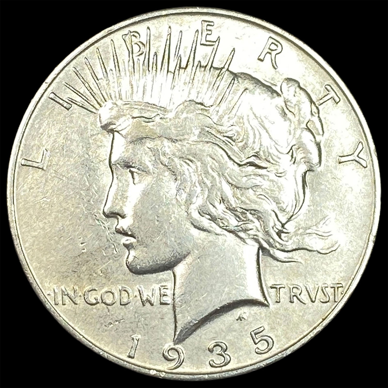 1935 Silver Peace Dollar CLOSELY UNCIRCULATED: 1935 Silver Peace Dollar CLOSELY UNCIRCULATED