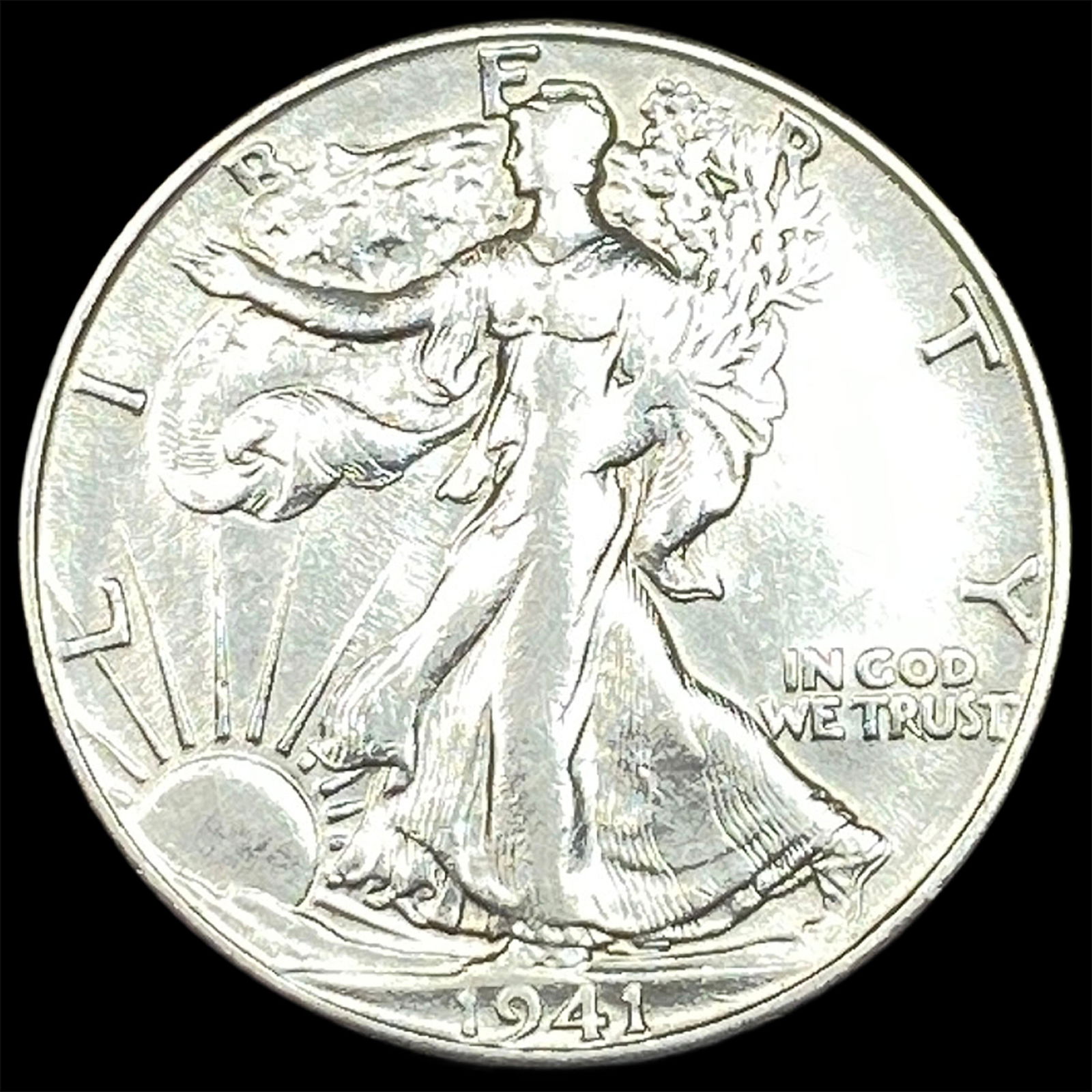 1941-S Silver Half Dollar CLOSELY UNCIRCULATED (1 of 2)