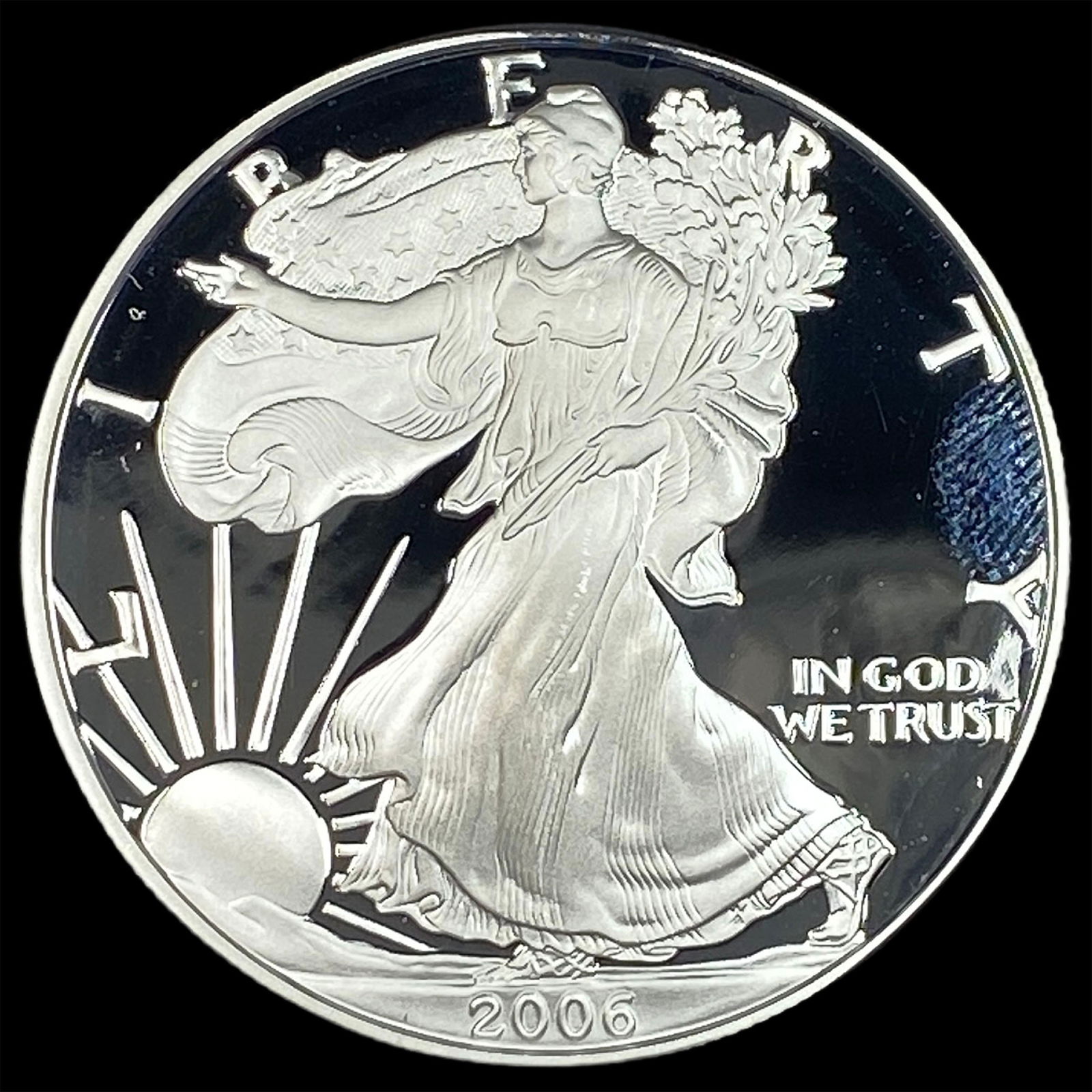 2006-W Silver American Eagle Proof $1 GEM PROOF (1 of 2)