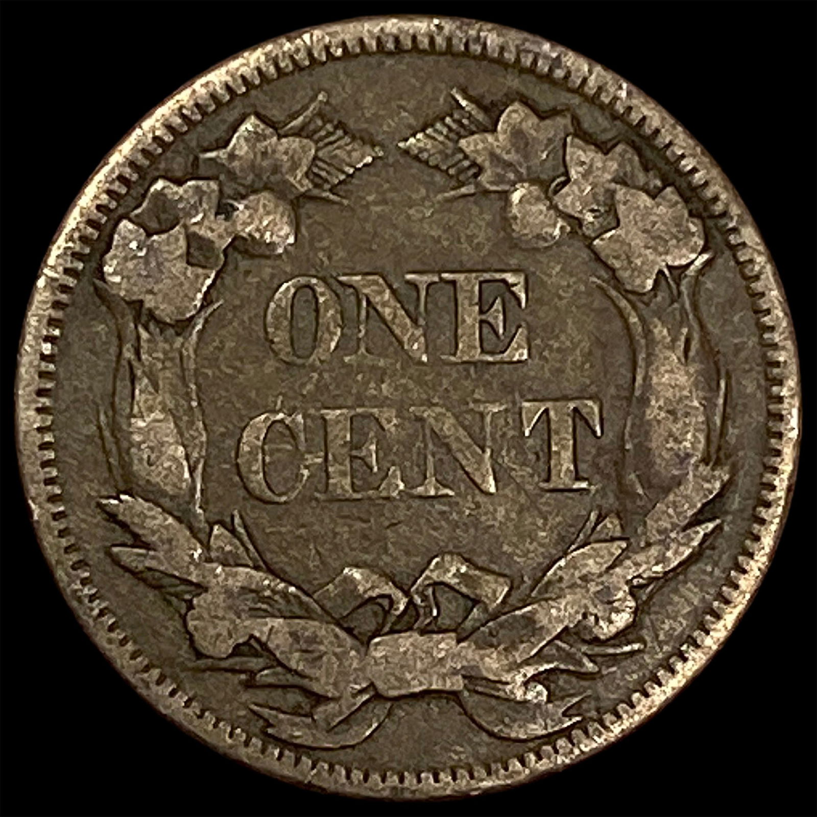 1858 Copper-Nickel Flying Eagle Cent ABOUT UNCIRCULATED - 2
