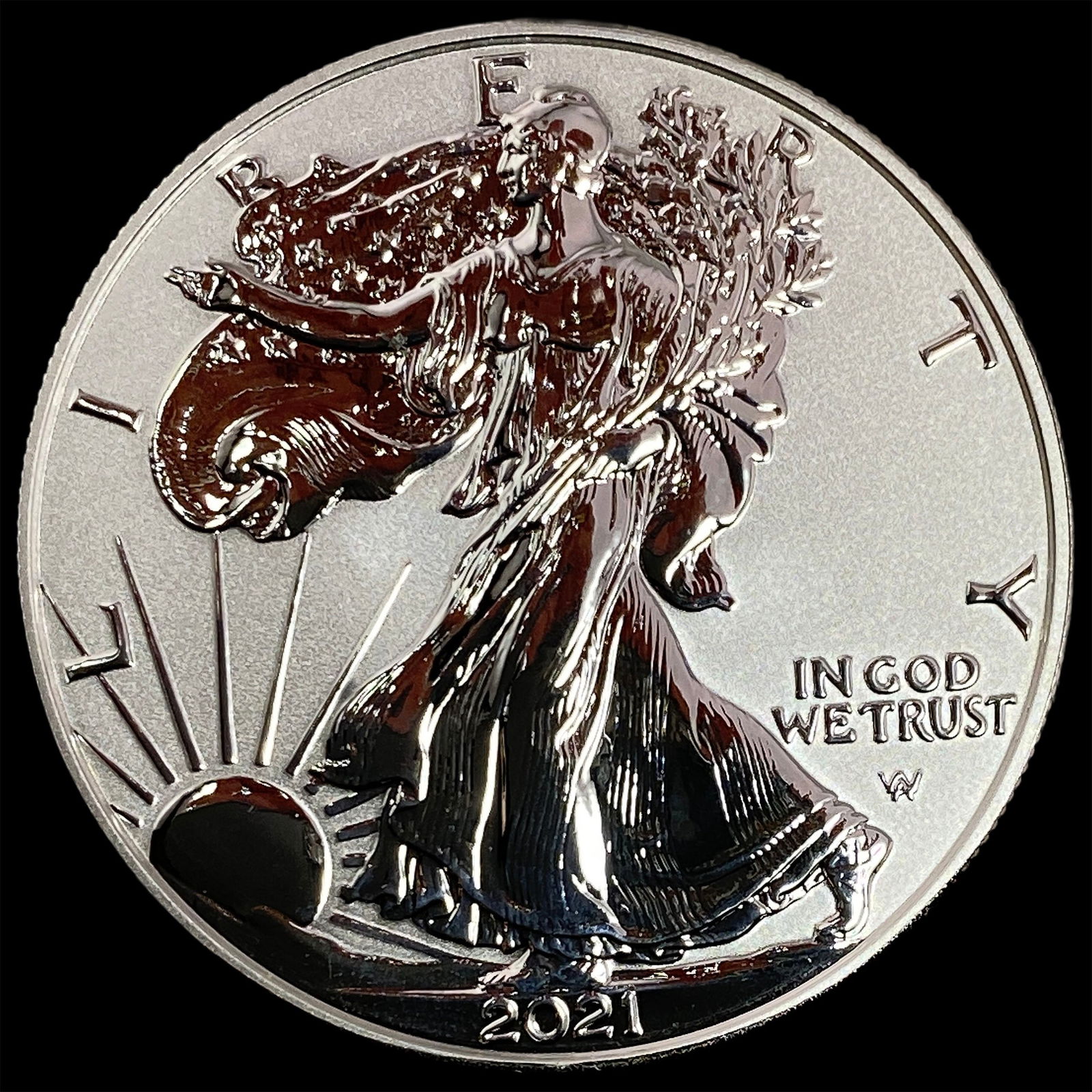 2021-W Silver American Eagle Type 2 GEM PROOF (1 of 2)