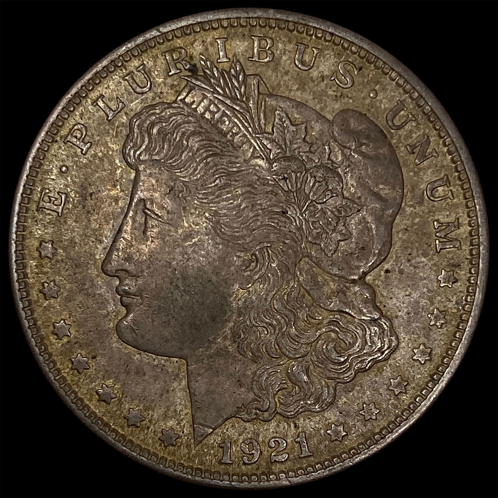 1921 Silver Morgan Dollar NEARLY UNCIRCULATED: 1921 Silver Morgan Dollar NEARLY UNCIRCULATED